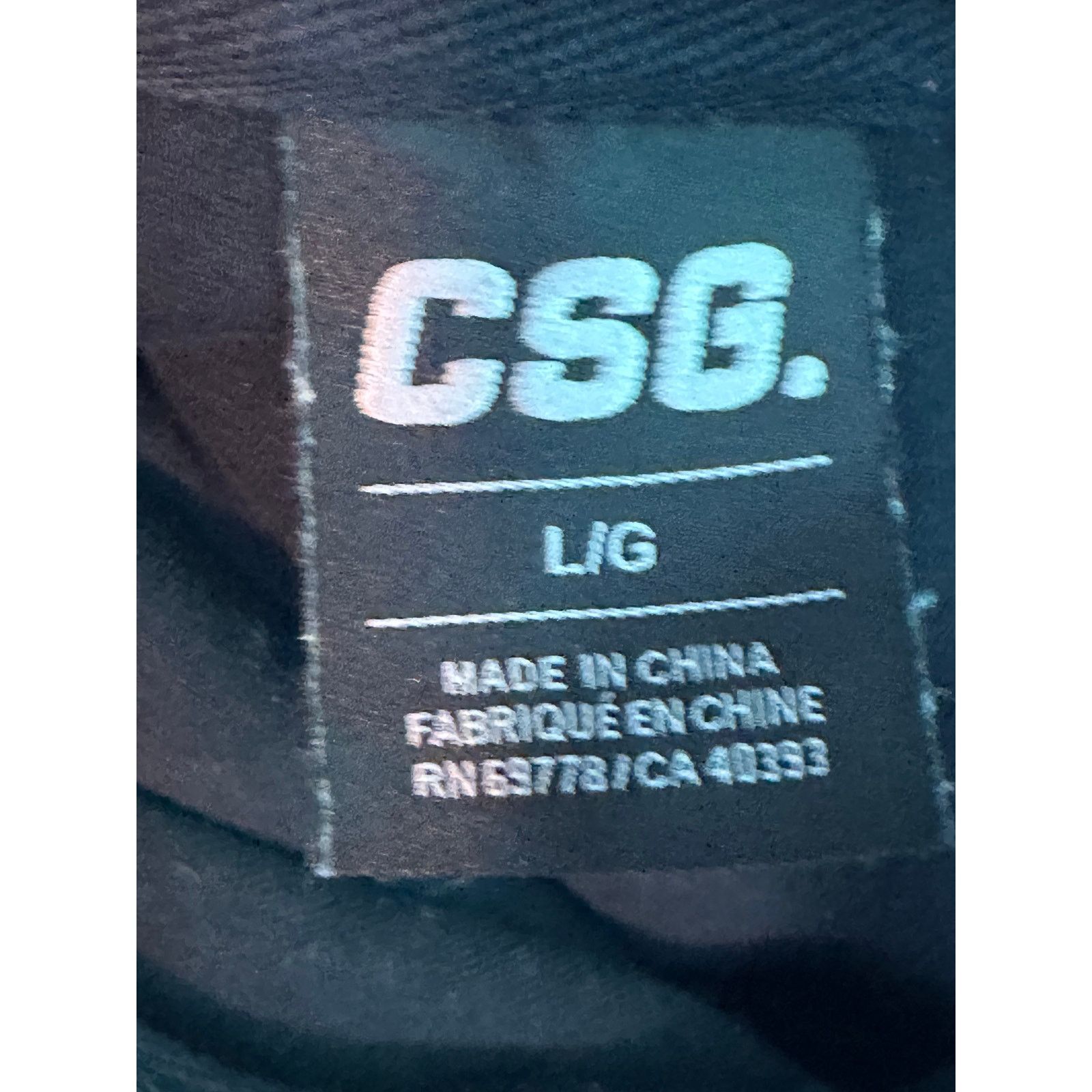 CSG CSG black long sleeves hoodie sweater size Large Size US L / EU 52-54 / 3 - 3 Thumbnail