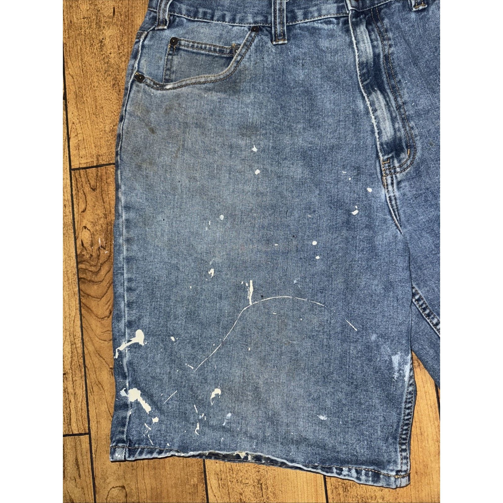 Big Mac × Vintage Big Mac Workwear Carpenter Shorts Paint Distressed 32x12 USA Size US 32 / EU 48 - 3 Thumbnail