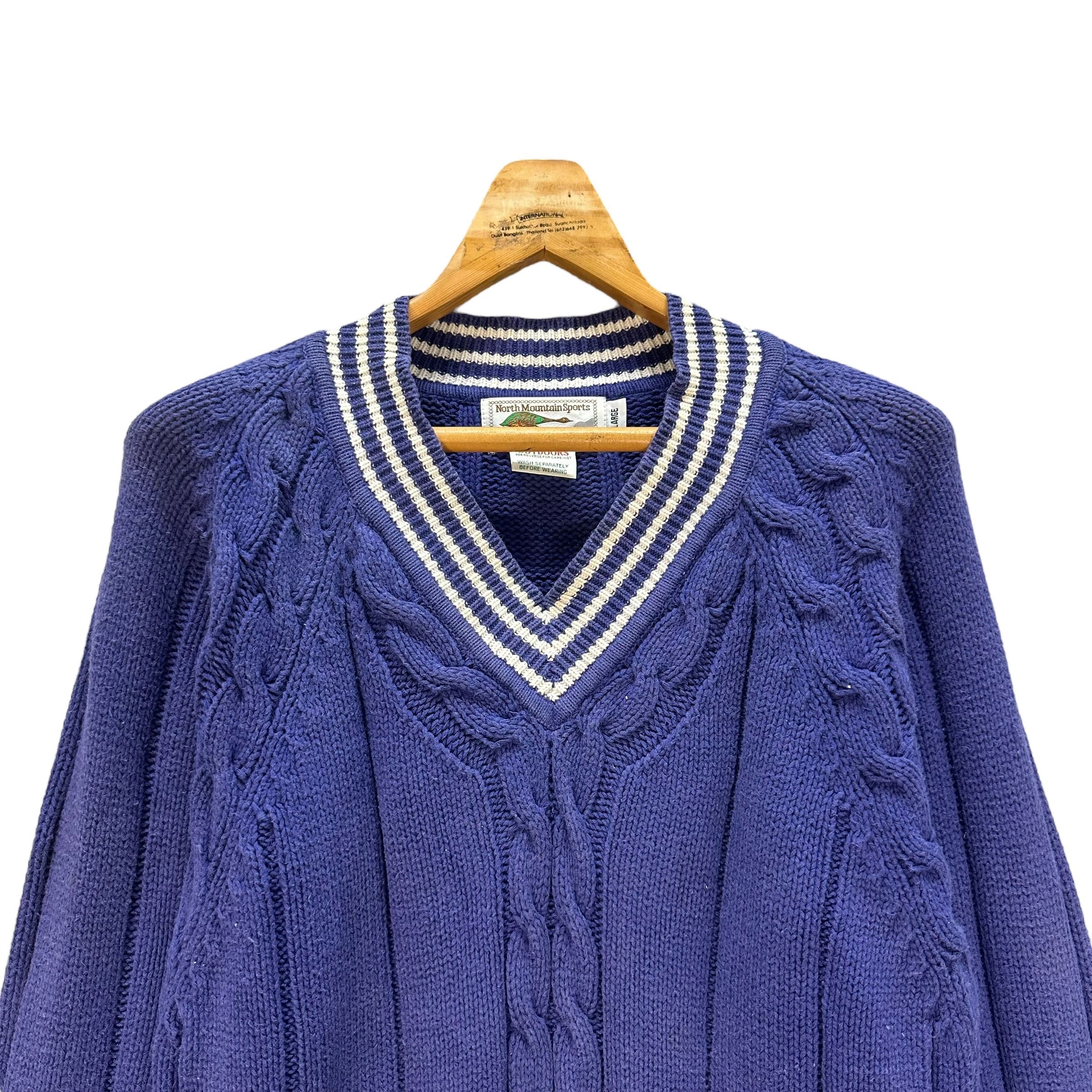 Vintage NORTH MOUNTAINS SPORTS ABSTRACT KNITWEAR #8738-023 Size US L / EU 52-54 / 3 - 2 Thumbnail
