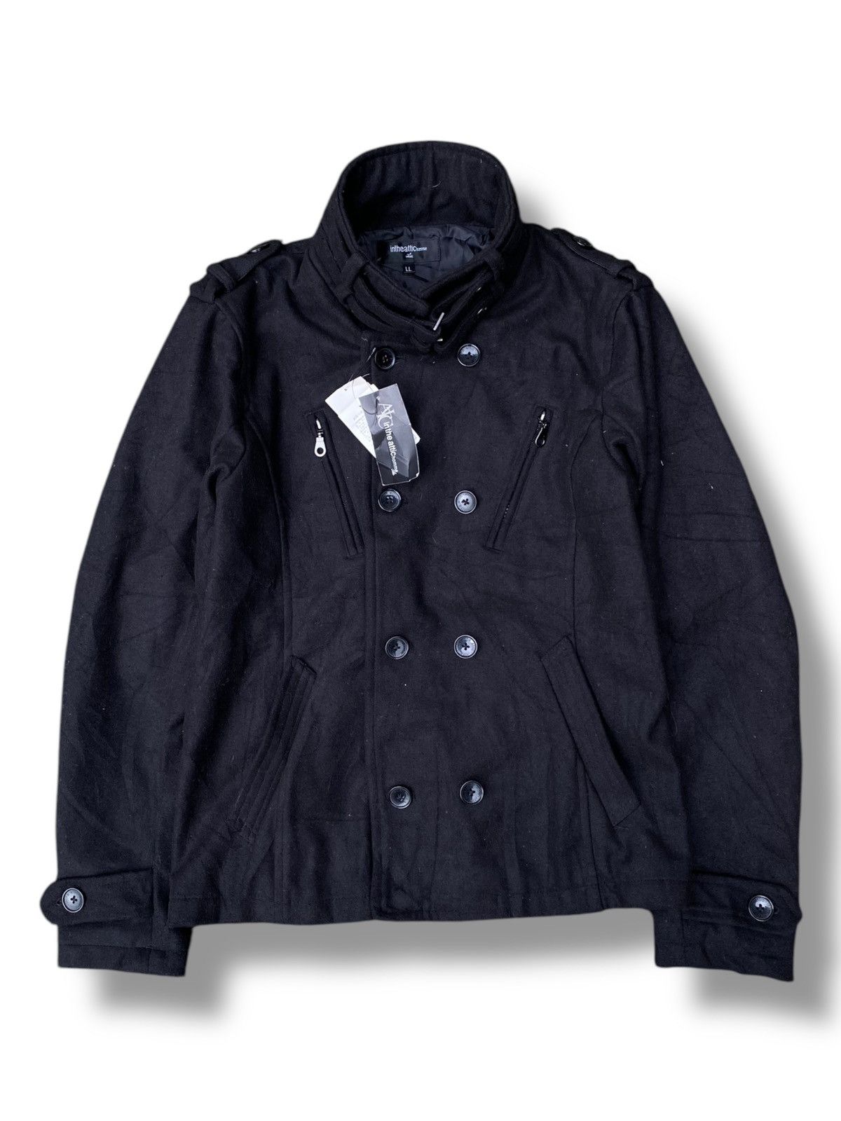 In The Attic × Japanese Brand × Seditionaries In The Attic Black Tactical Jacket. #E9 Size US XL / EU 56 / 4 - 1 Thumbnail