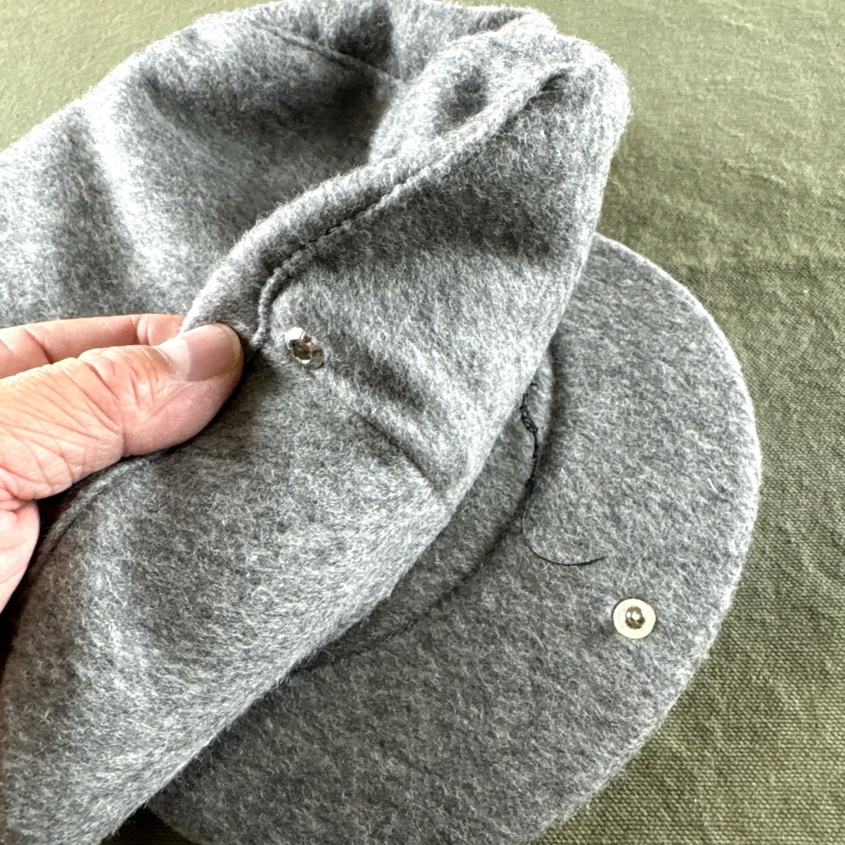 JCPenney VINTAGE USA Union Made Wool Blend Flat Cap Gray Ivy Driving Size M NWT Size ONE SIZE - 7 Thumbnail