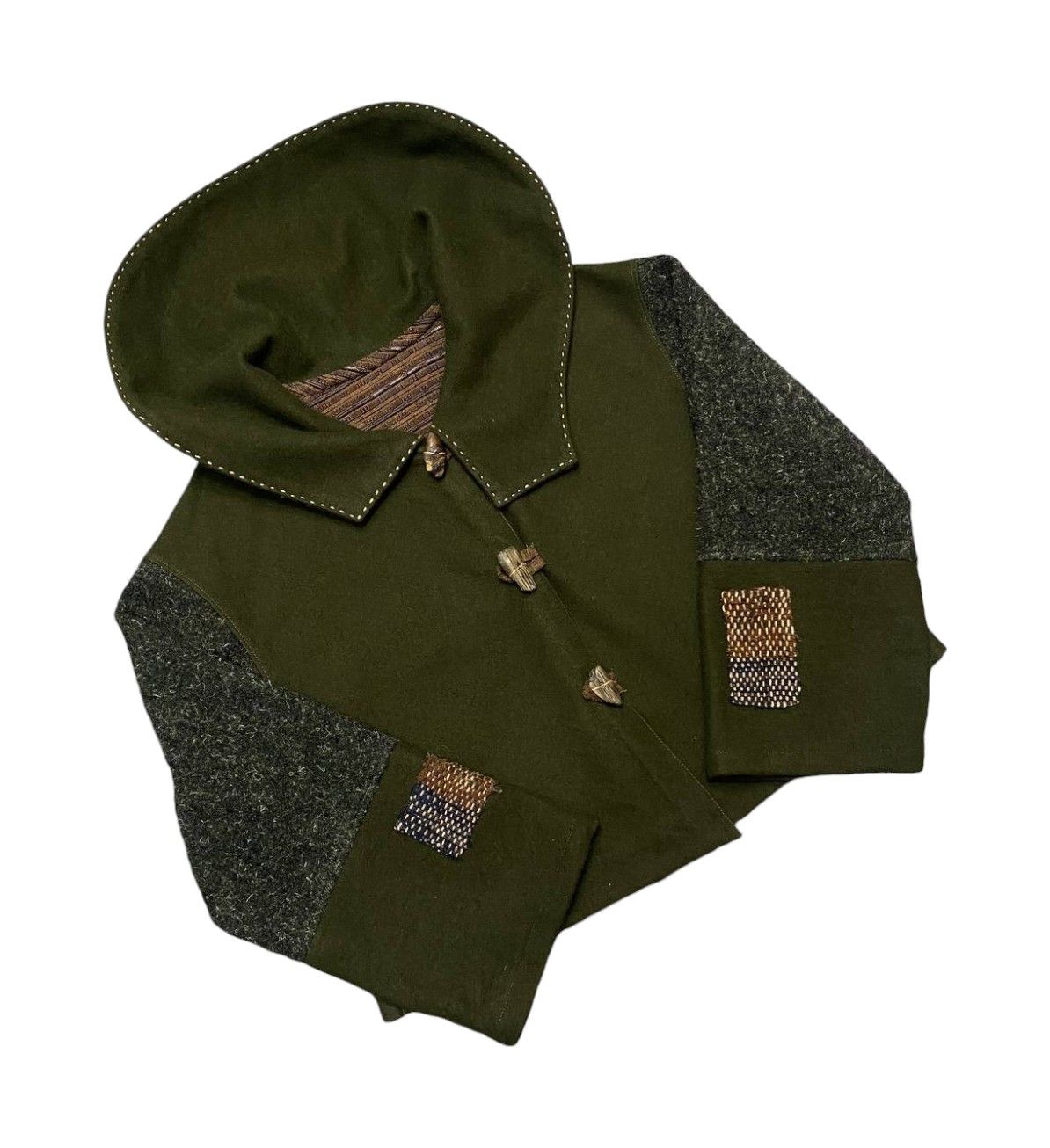 Japanese Brand ARCHIVE JAPANESE NO BRAND NO NAME CROP WOOL JACKET Size US M / EU 48-50 / 2 - 5 Thumbnail