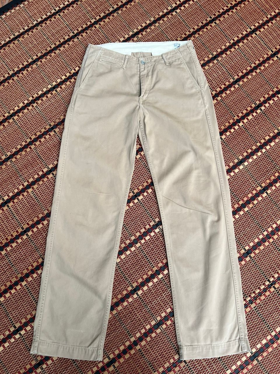 Orslow Orslow Slim Fit Army Trousers Khaki Size US 30 / EU 46 - 1 Thumbnail