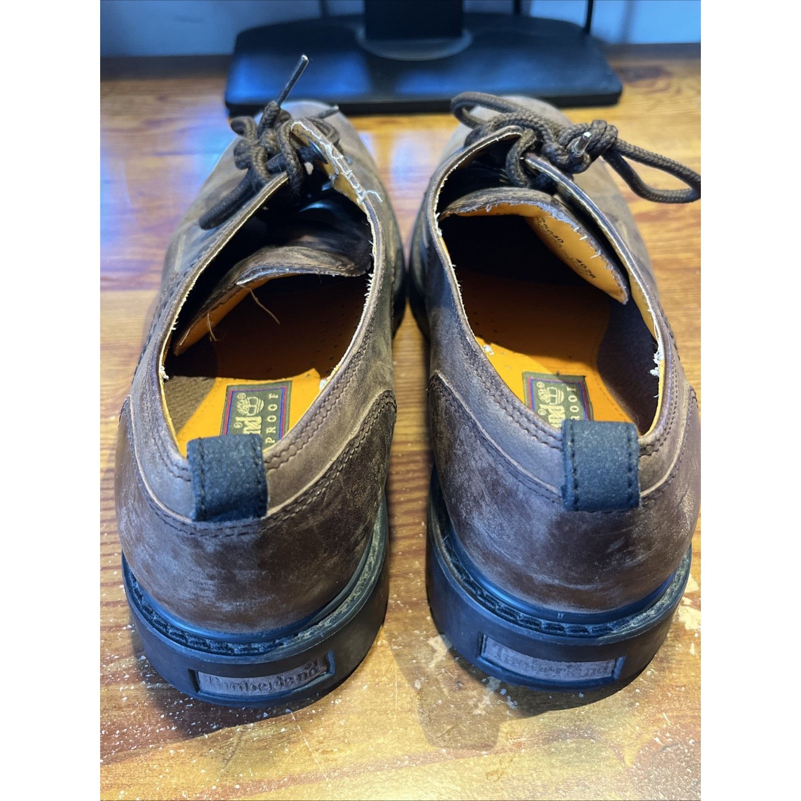 Timberland Timberland Stormbuck Waterproof Mens 11 Brown Leather Oxford Size US 11 / EU 44 - 10 Thumbnail