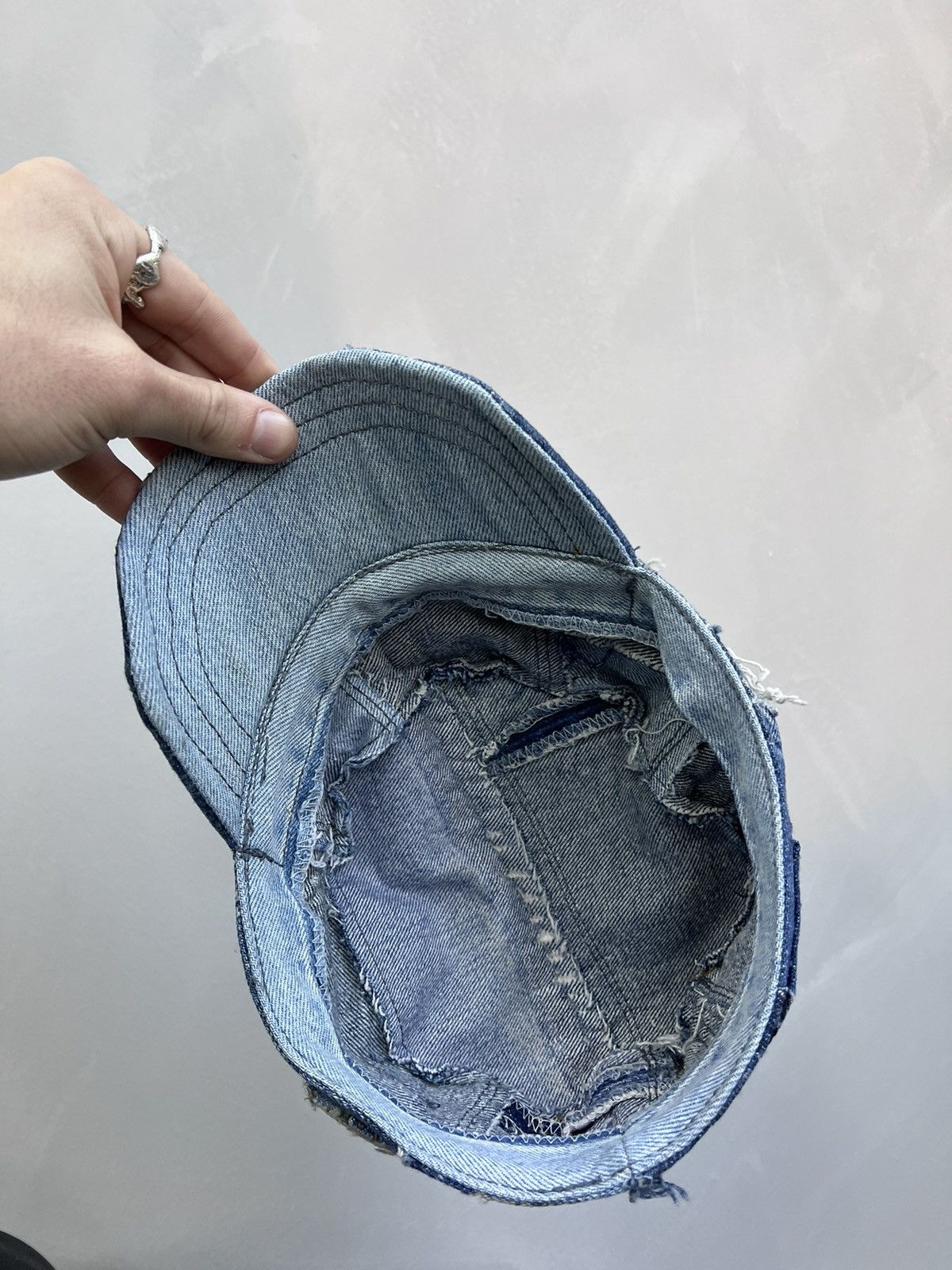 Kapital × Levi's DISTRESSED PATCHWORK REWOKED KAPITAL style CAP Size ONE SIZE - 10 Thumbnail