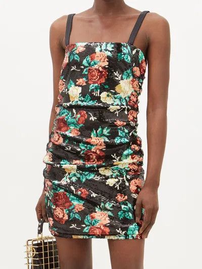 Dolce & Gabbana o1y0825 Mini Dress in Multicolor Size M / US 6-8 / IT 42-44 - 2 Thumbnail