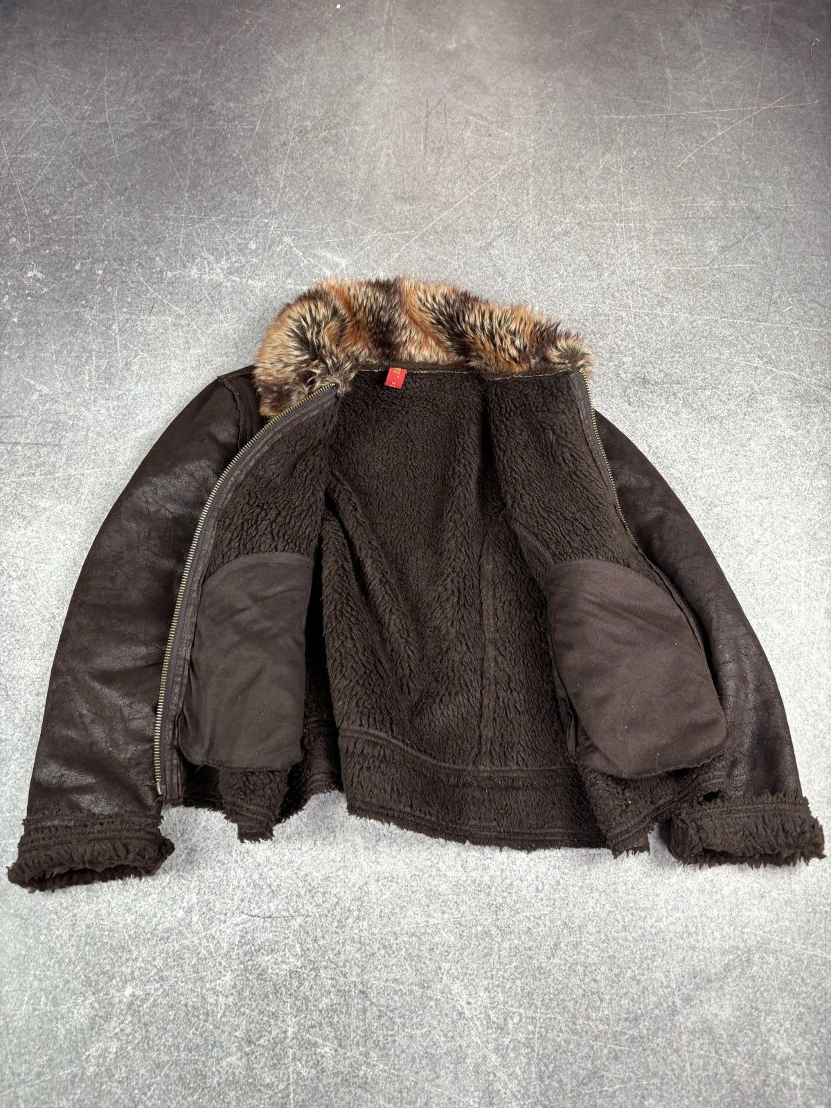 Tornado Mart IF SIX WAS NINE STYLE JAPANESE SHEEPSKIN JACKET FUR HOOD Y2K Size US S / EU 44-46 / 1 - 5 Thumbnail