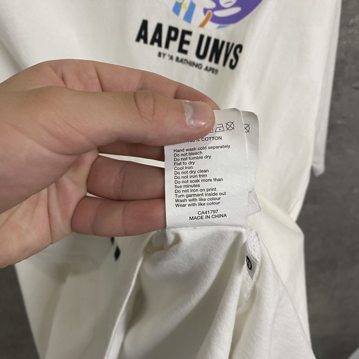 Aape Aape UNVS T-Shirt Big Logo Size US XL / EU 56 / 4 - 16 Thumbnail