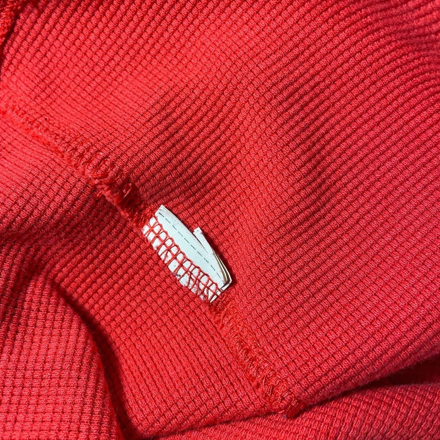 Massimo Dutti Massimo Dutti Midi Dress Waffle Knit Keyhole Orange Medium Size M / US 6-8 / IT 42-44 - 5 Thumbnail