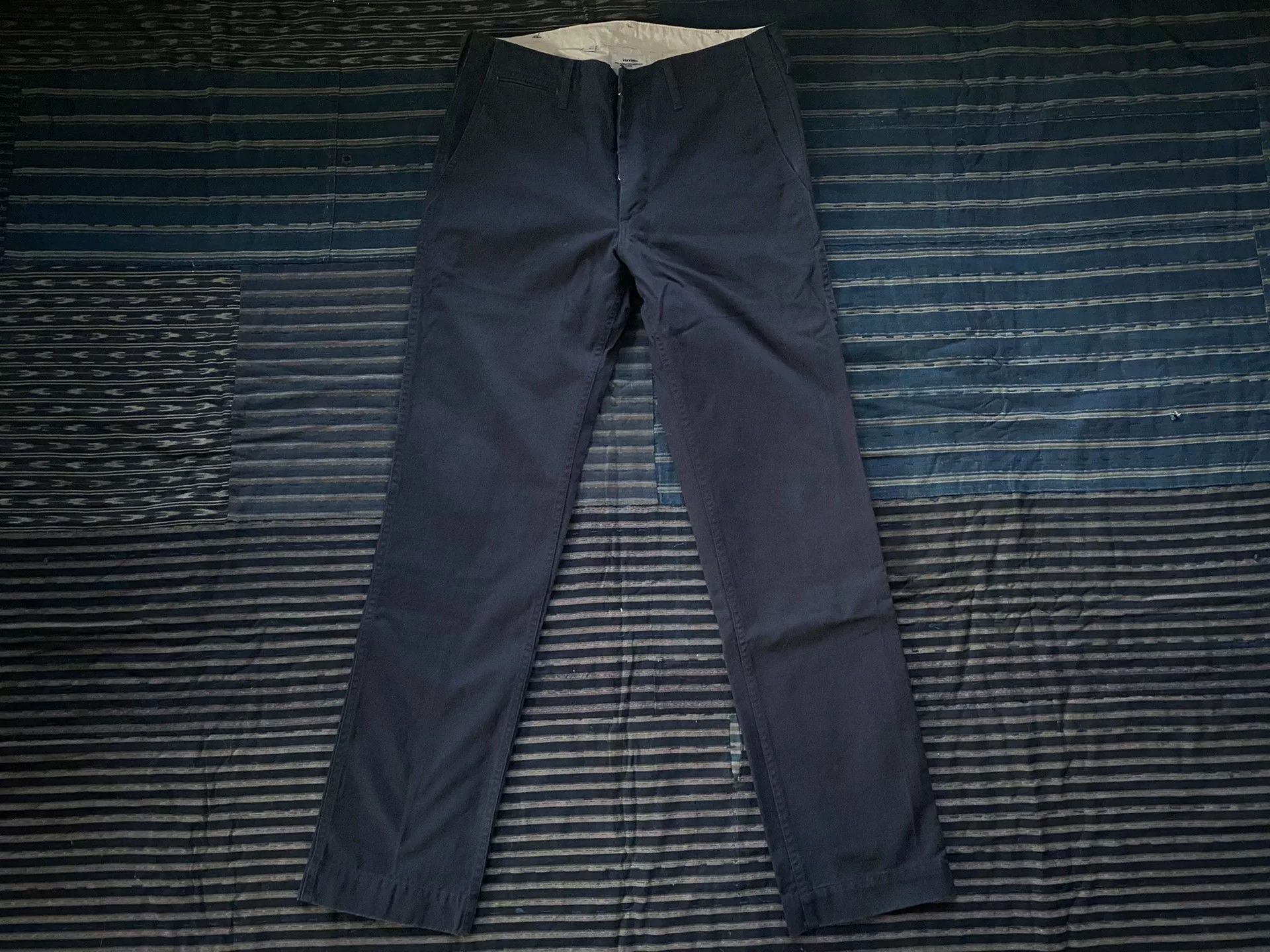 Visvim visvim 17SS slim chino navy blue pants Size US 34 / EU 50 - 1 Thumbnail