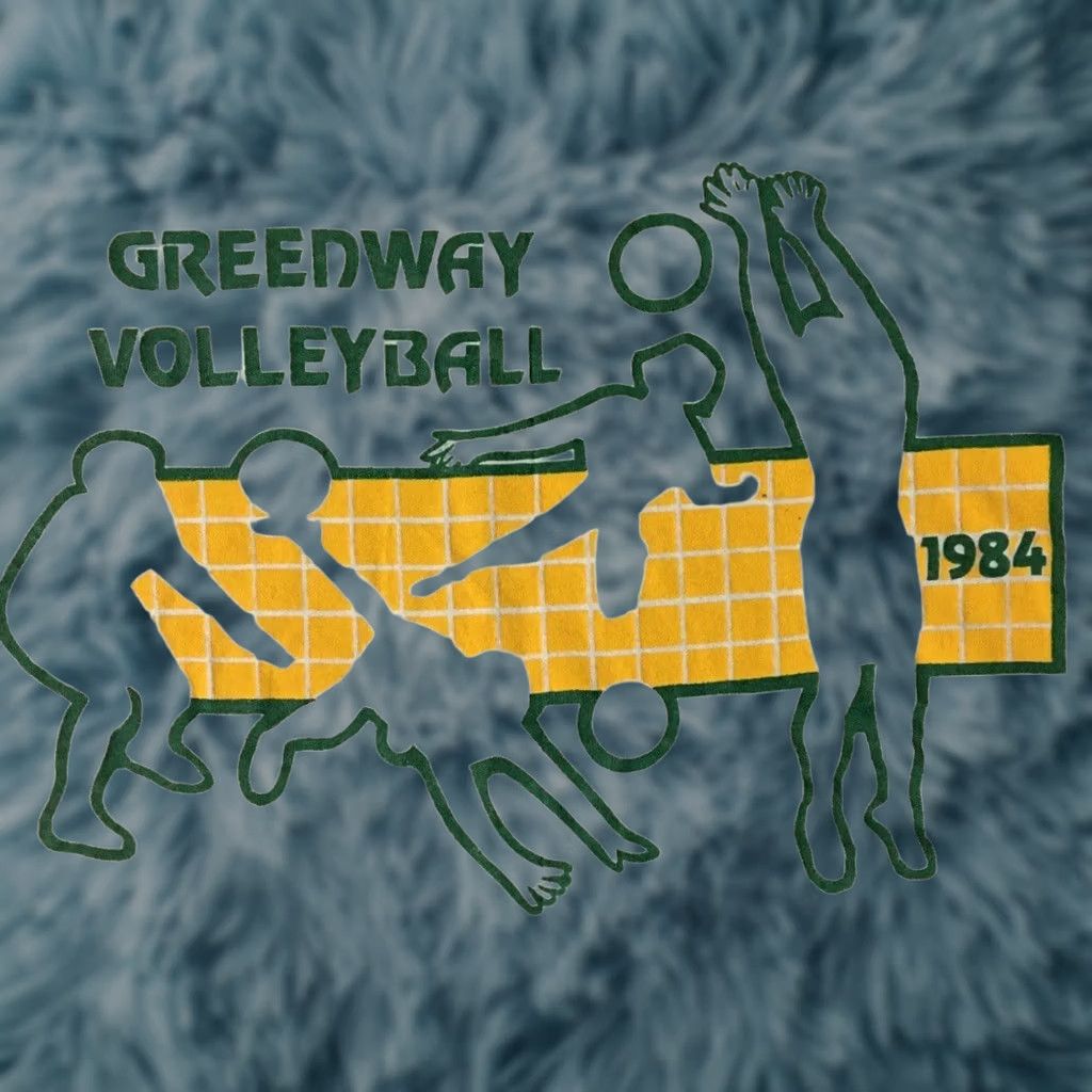 Vintage VINTAGE Single Stitch Shirt Mens S White 80s Greenway School Volleyball Faded Size US S / EU 44-46 / 1 - 1 Thumbnail