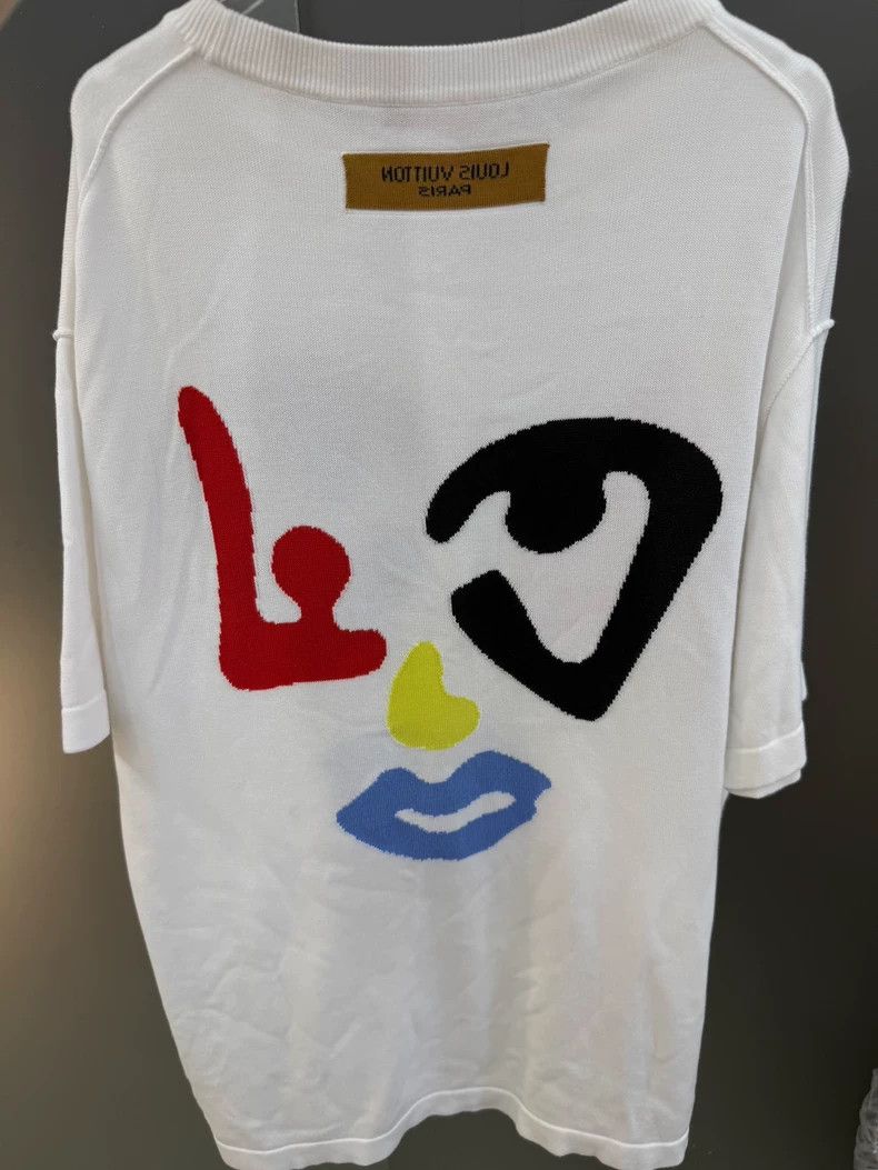 Louis Vuitton Louis Vuitton Clown Graffiti Knit Short Sleeve Size US L / EU 52-54 / 3 - 3 Thumbnail