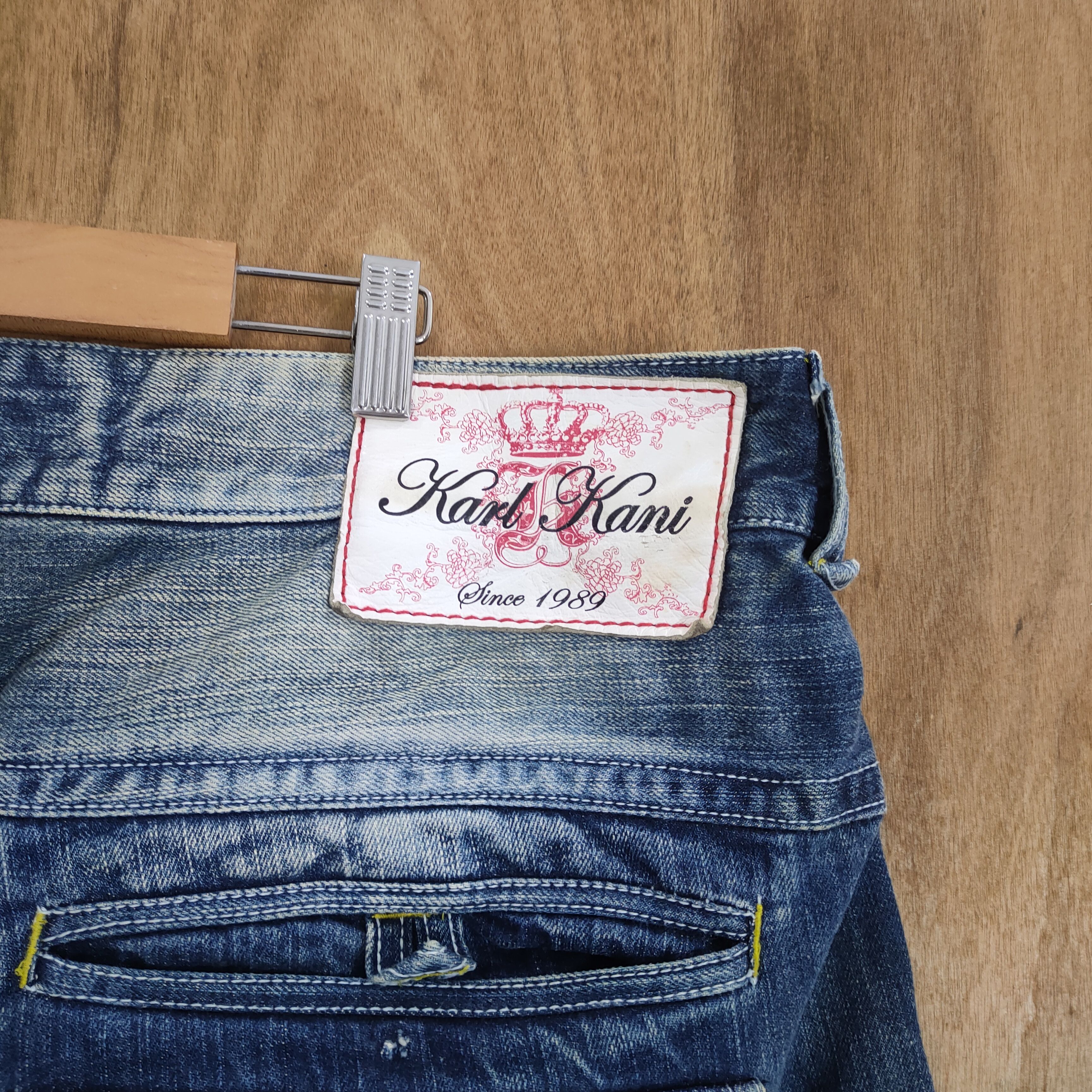 Karl Kani W42 💥 VINTAGE KARL KANI DISTRESSED DENIM JEAN PANTS Size US 42 / EU 58 - 11 Thumbnail