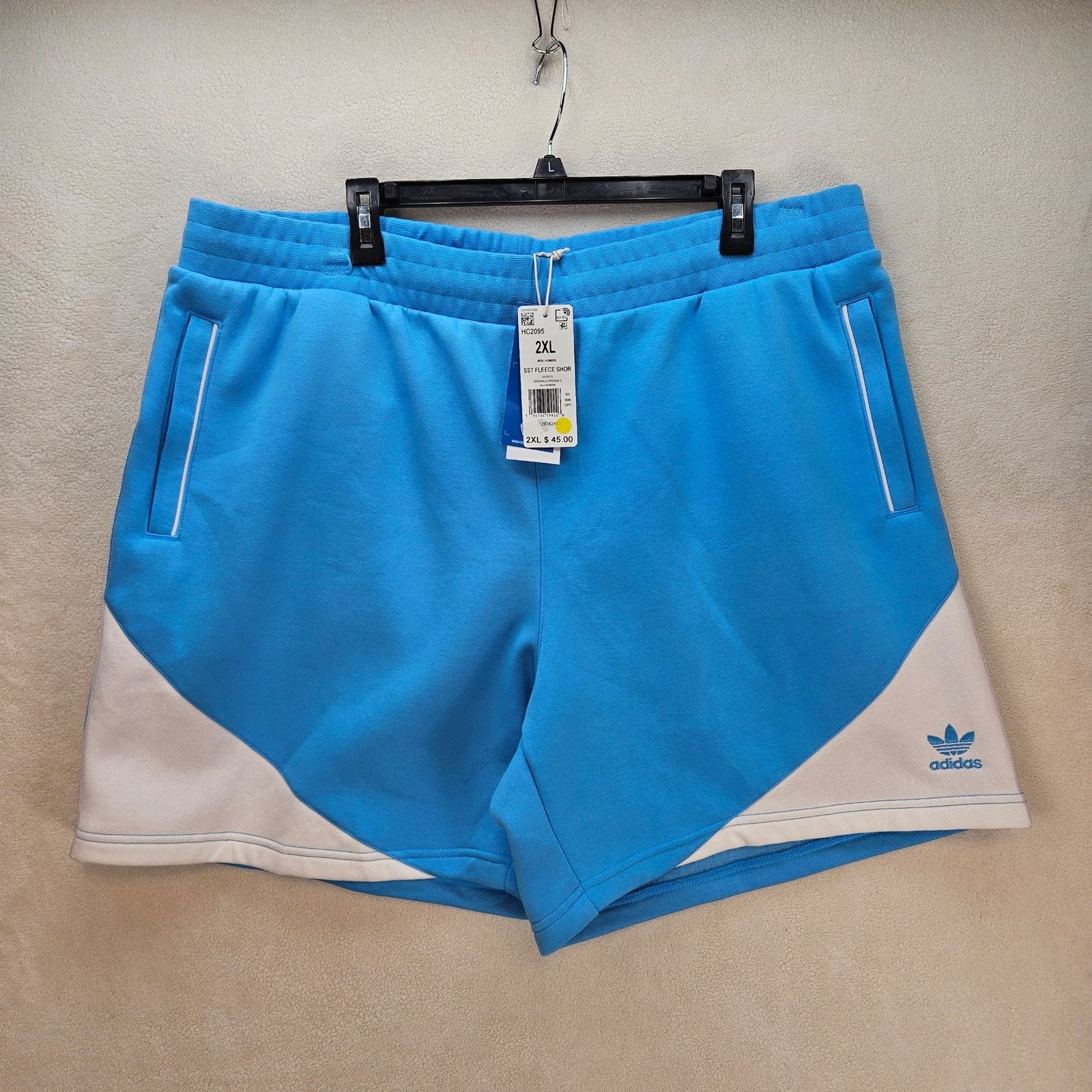 Adidas ADIDAS ORIGINAL MEN'S XXL BLUE WHITE NORTH CAROLINA FLEECE Size US 40 / EU 56 - 1 Thumbnail