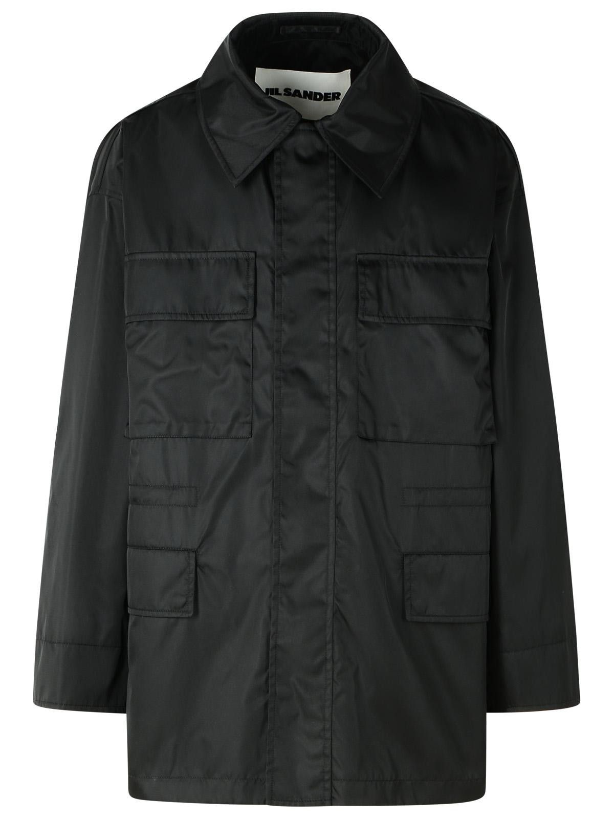 Jil Sander JIL SANDER Black Polyamide Jacket Size US L / EU 52-54 / 3 - 1 Thumbnail