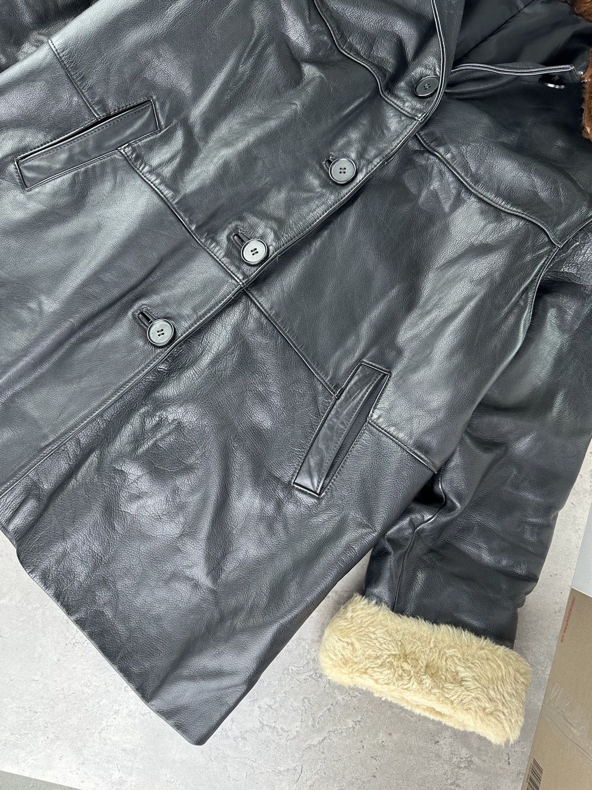 Japanese Brand Vintage Leather Coat Size M / US 6-8 / IT 42-44 - 4 Thumbnail