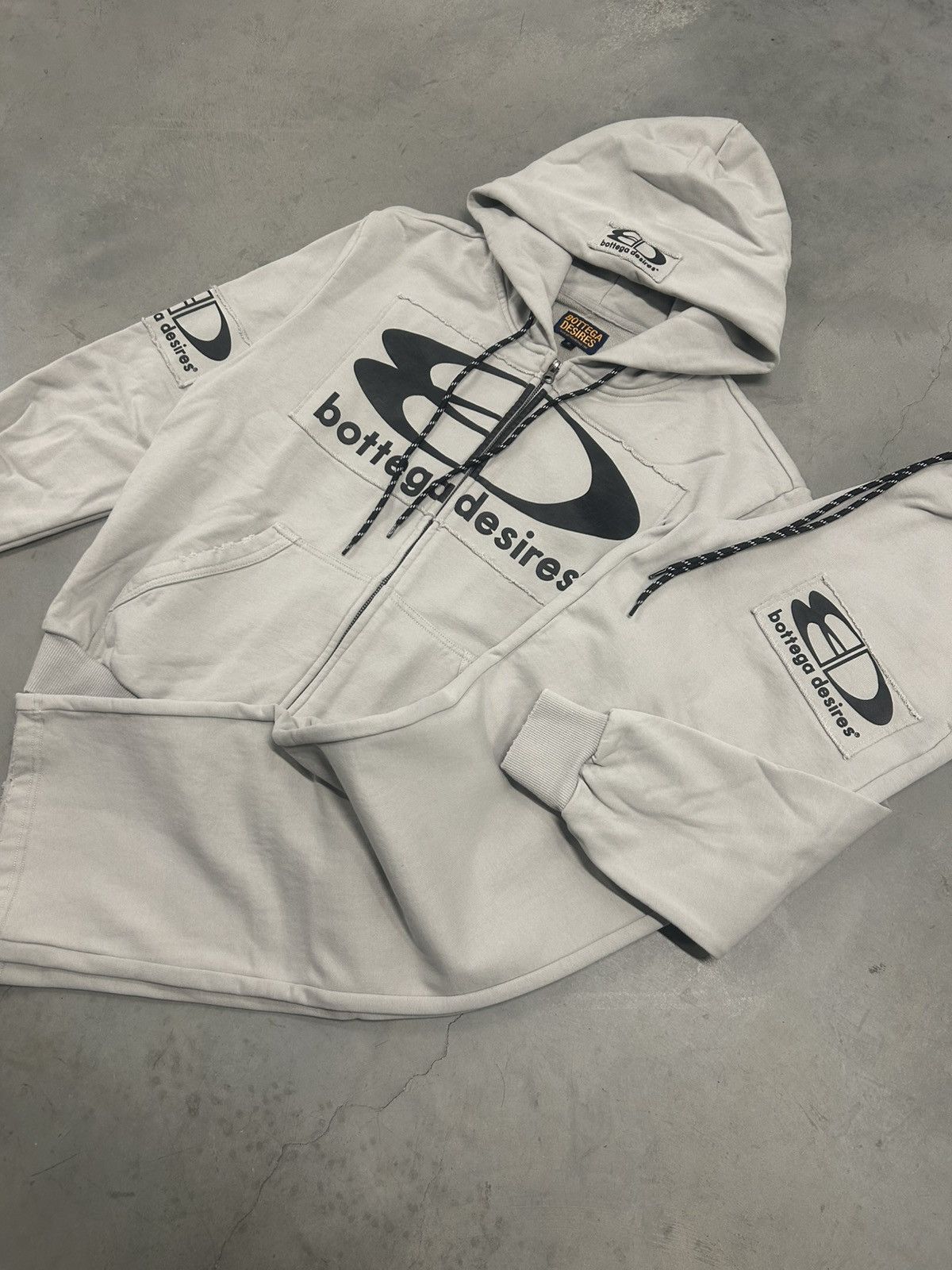 Bottega Desires Bottega Desires Grey Tech Suit Hoodie & Sweats Small New Size US S / EU 44-46 / 1 - 2 Thumbnail