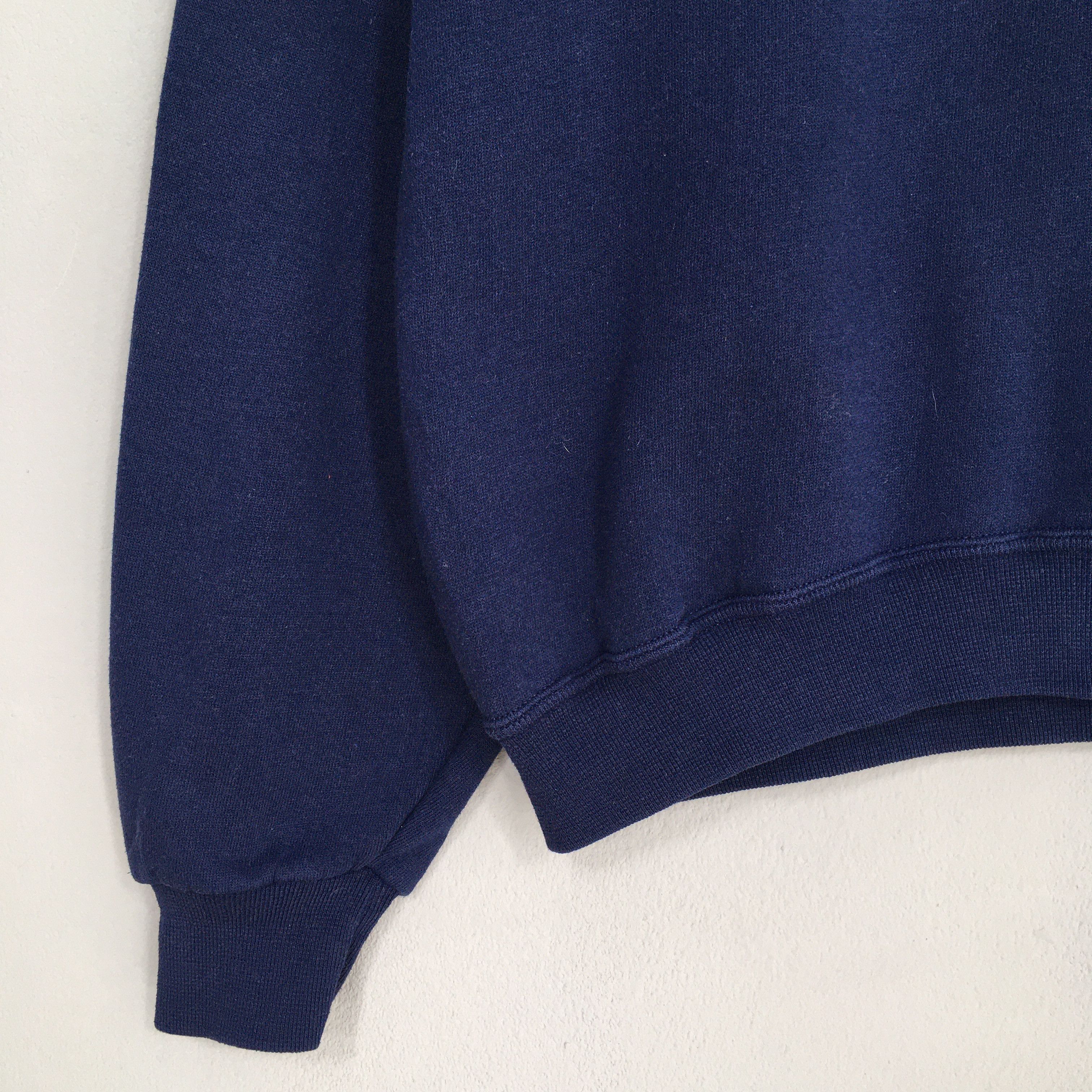 Jerzees Vintage Y2K United States Navy Blue Sweatshirt XLarge Size US XL / EU 56 / 4 - 3 Thumbnail