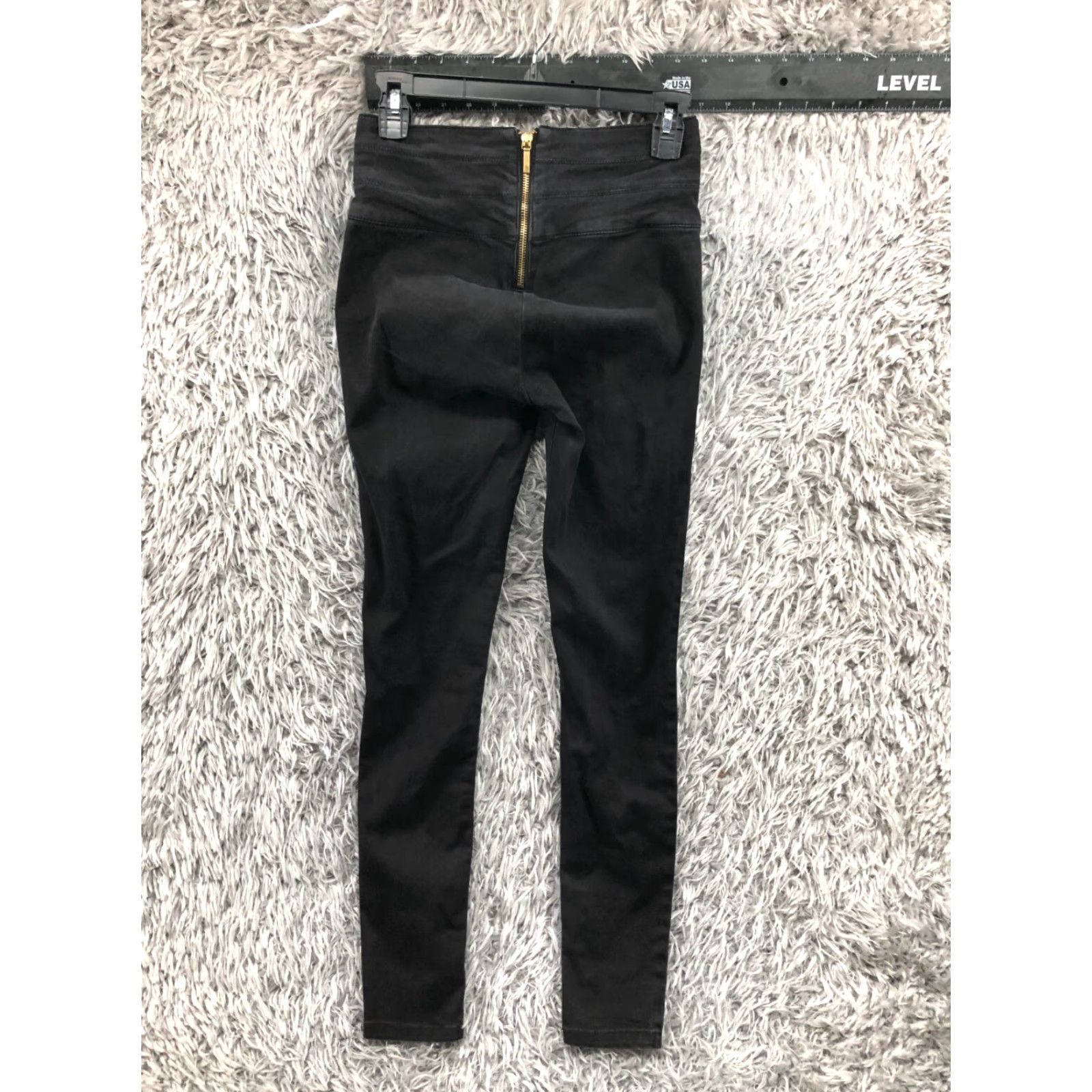 Bebe bebe Pants Womens Black Pull On Skinny Ankle Size 0 Size 25" / US 0 / IT 36 - 5 Thumbnail