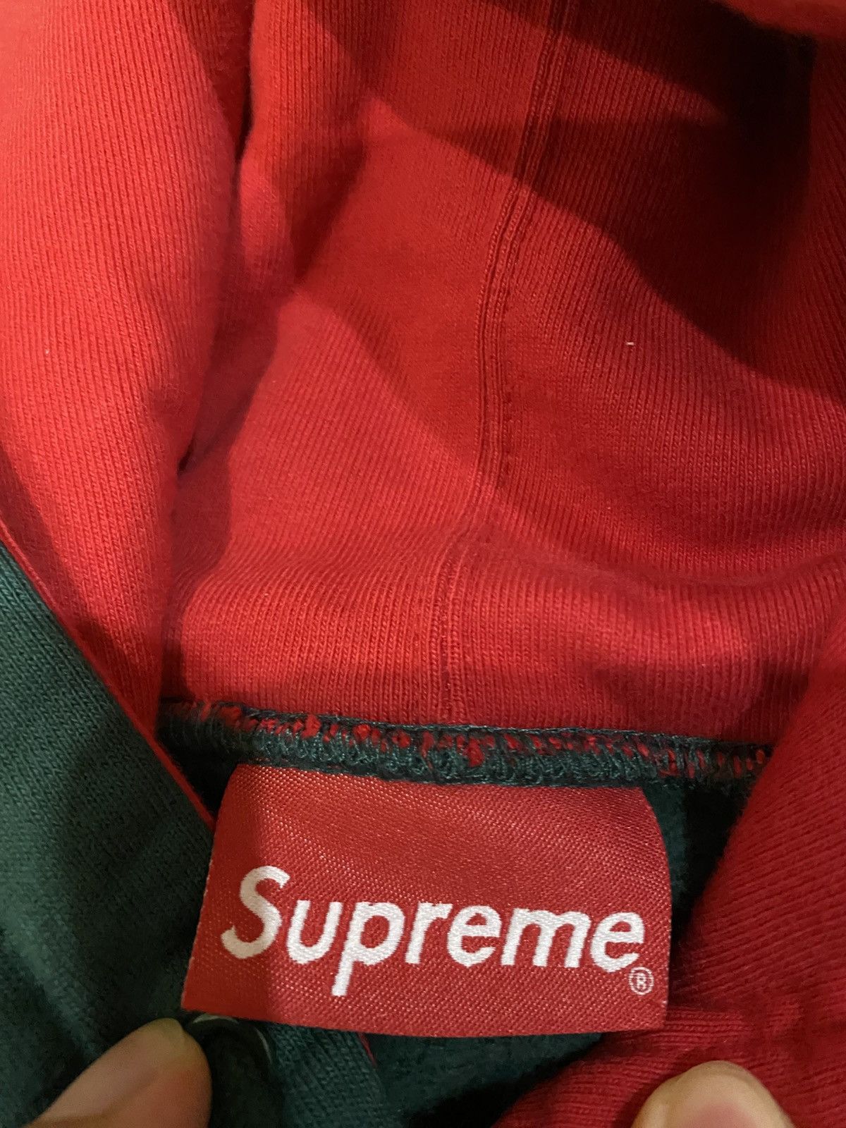Supreme Spread Logo Hooded Sweatshirt Dark Green Size M Size US M / EU 48-50 / 2 - 3 Thumbnail