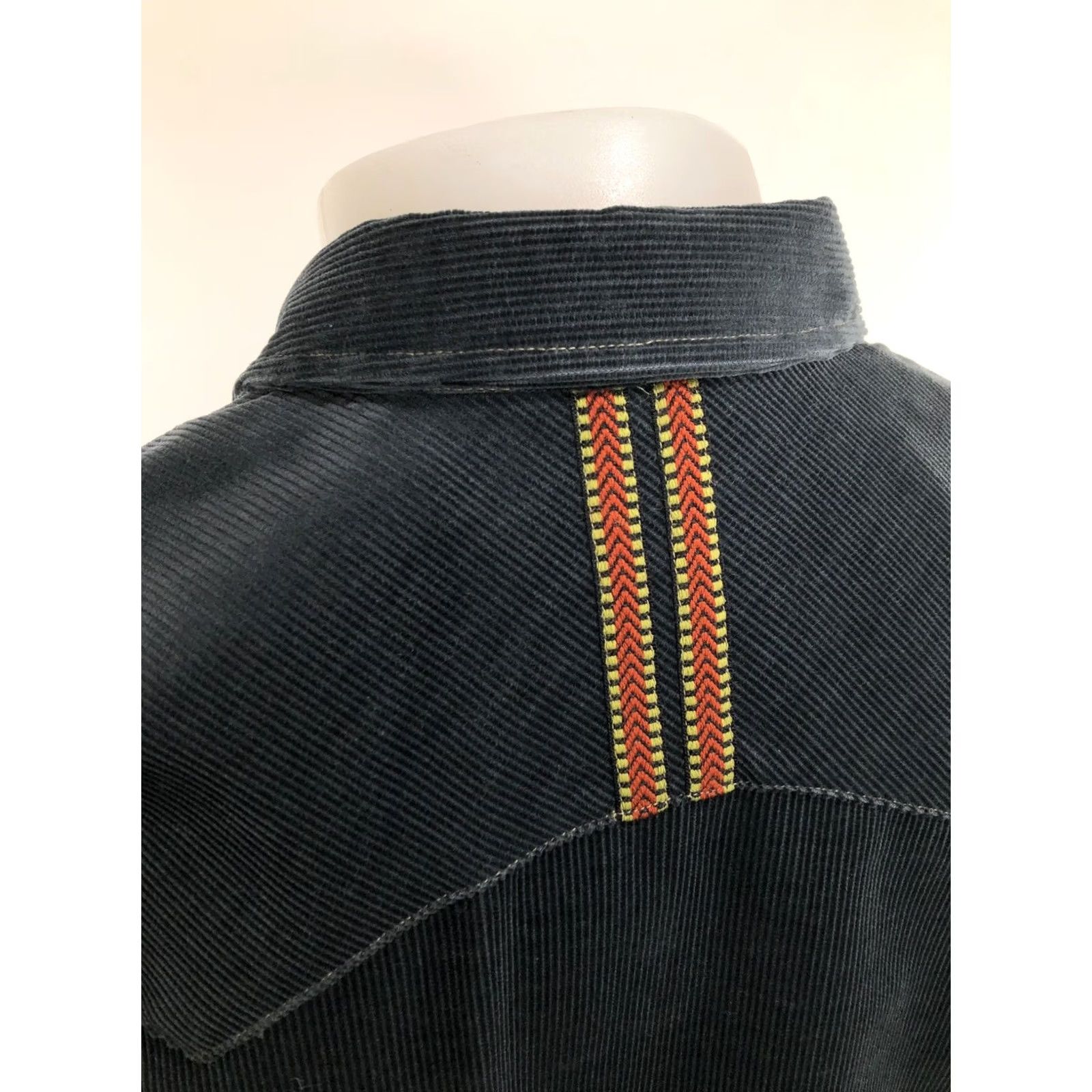 Vintage Freedman Limited Edition Marble Snap Corduroy Shirt XL Blue / Red Western Mens Size US XL / EU 56 / 4 - 6 Thumbnail