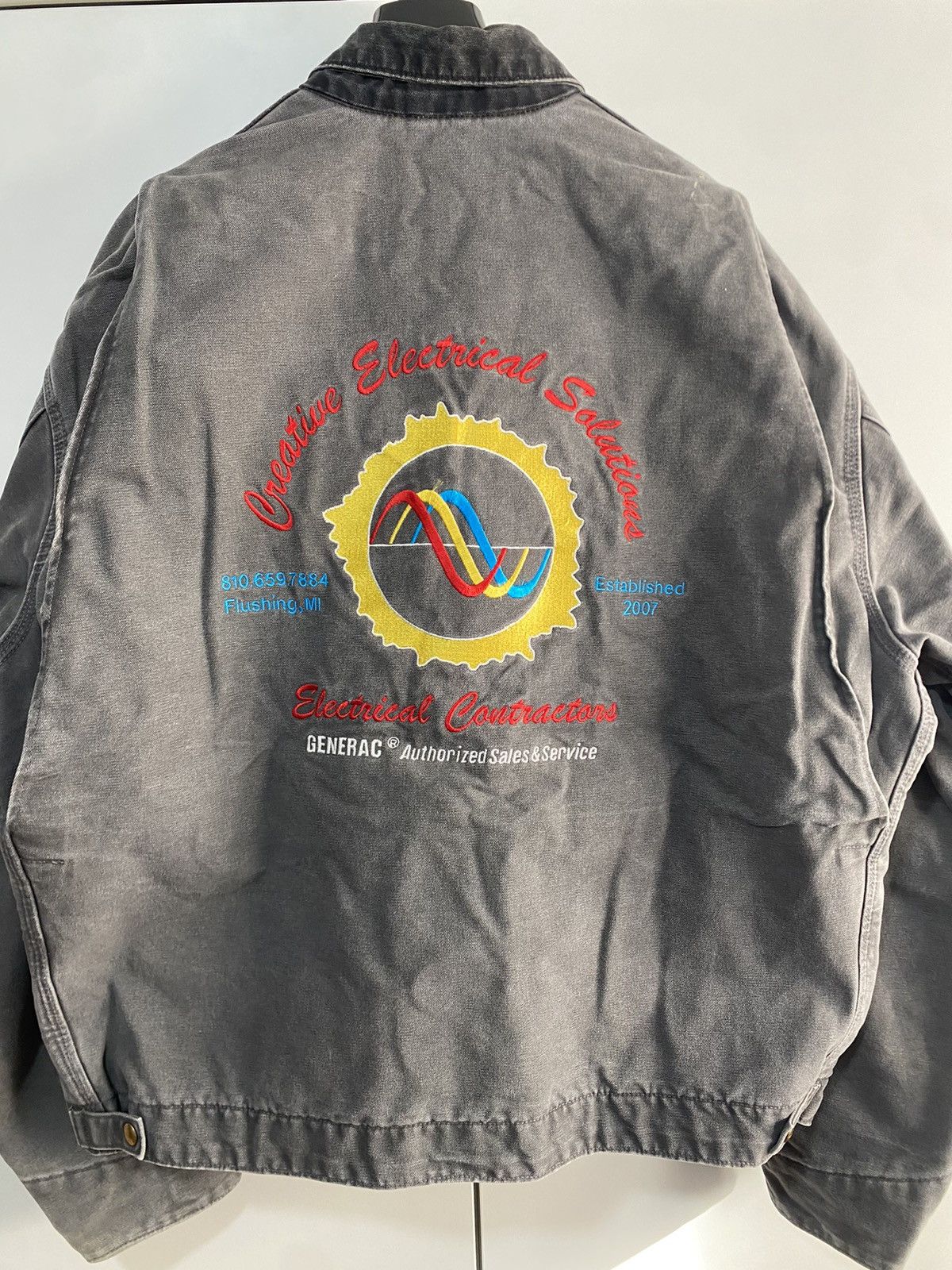 Carhartt Detroit Jacket J97 GVL Carhartt USA size XXL Tall with patch Size US XXL / EU 58 / 5 - 10 Thumbnail