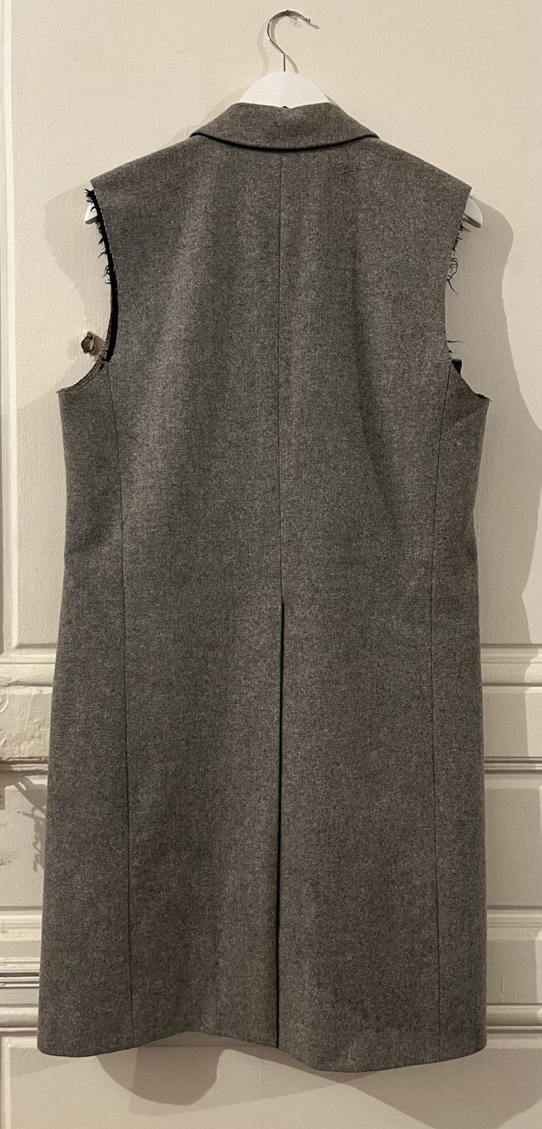 Raf Simons Raf Simons FW1999–2000 Sleeveless Wool Coat Runway Sample Size US M / EU 48-50 / 2 - 3 Thumbnail