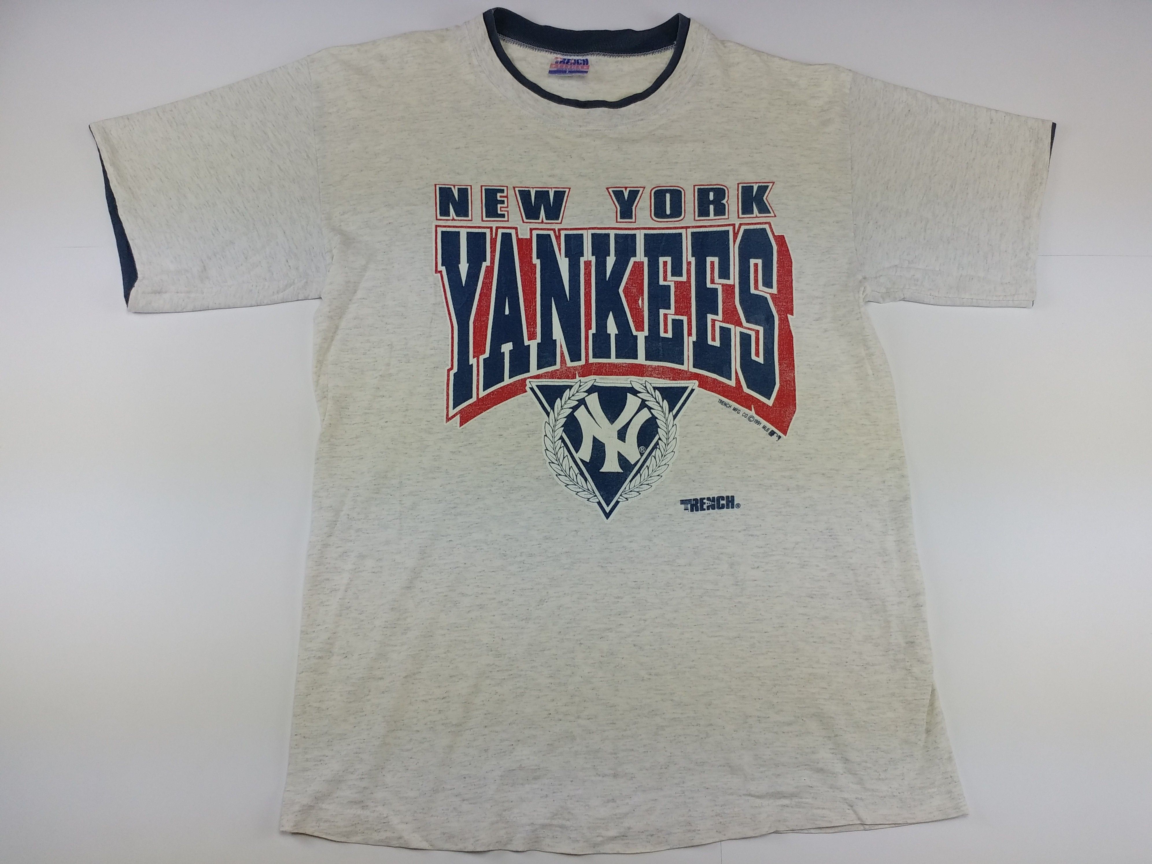 MLB New York Yankees jersey 1991 vintage baseball L