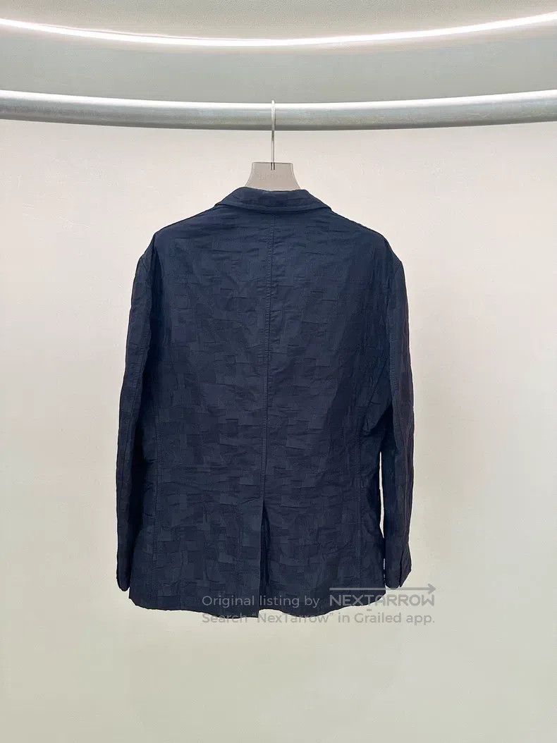 Hermes Hermes Black pleated blazer Size 52R - 2 Thumbnail