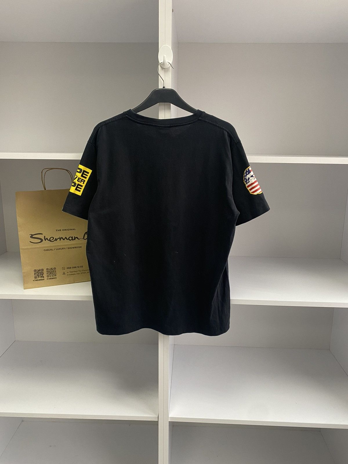 Bape A Bathing Ape Bape Bicolor Multi Logo Tee Size US L / EU 52-54 / 3 - 15 Thumbnail