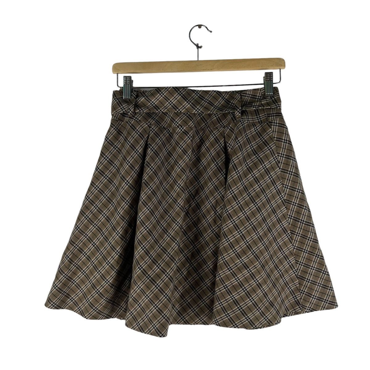 Burberry 🔥VINTAGE BURBERRY LONDON BLUE LABEL SKIRT NOVA CHECK Size 26" / US 2 / IT 38 - 6 Thumbnail