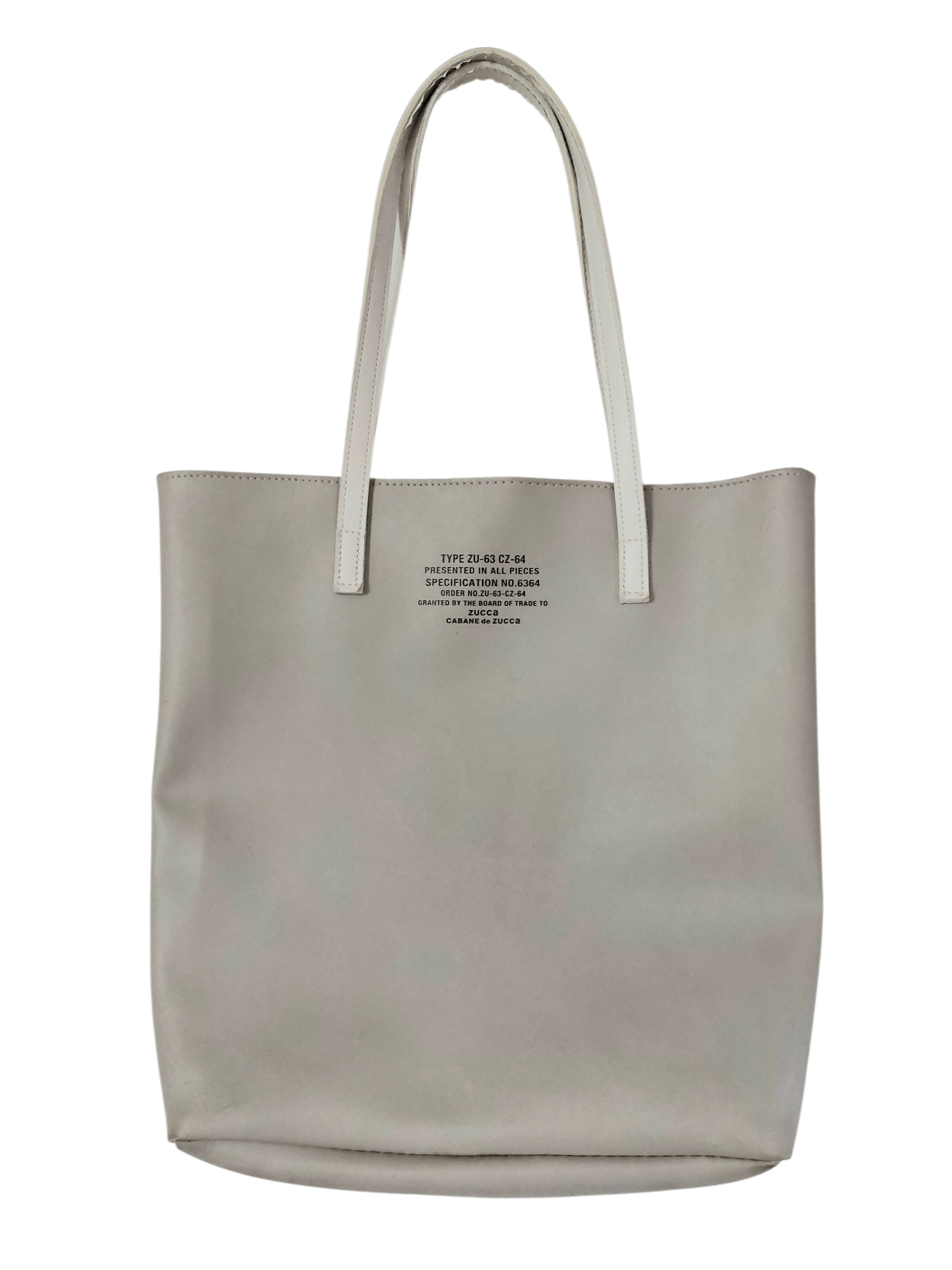 CABANE de ZUCCa Cabane De Zucca Classic Structured Faux-Leather Tote Bag Size ONE SIZE - 2 Thumbnail