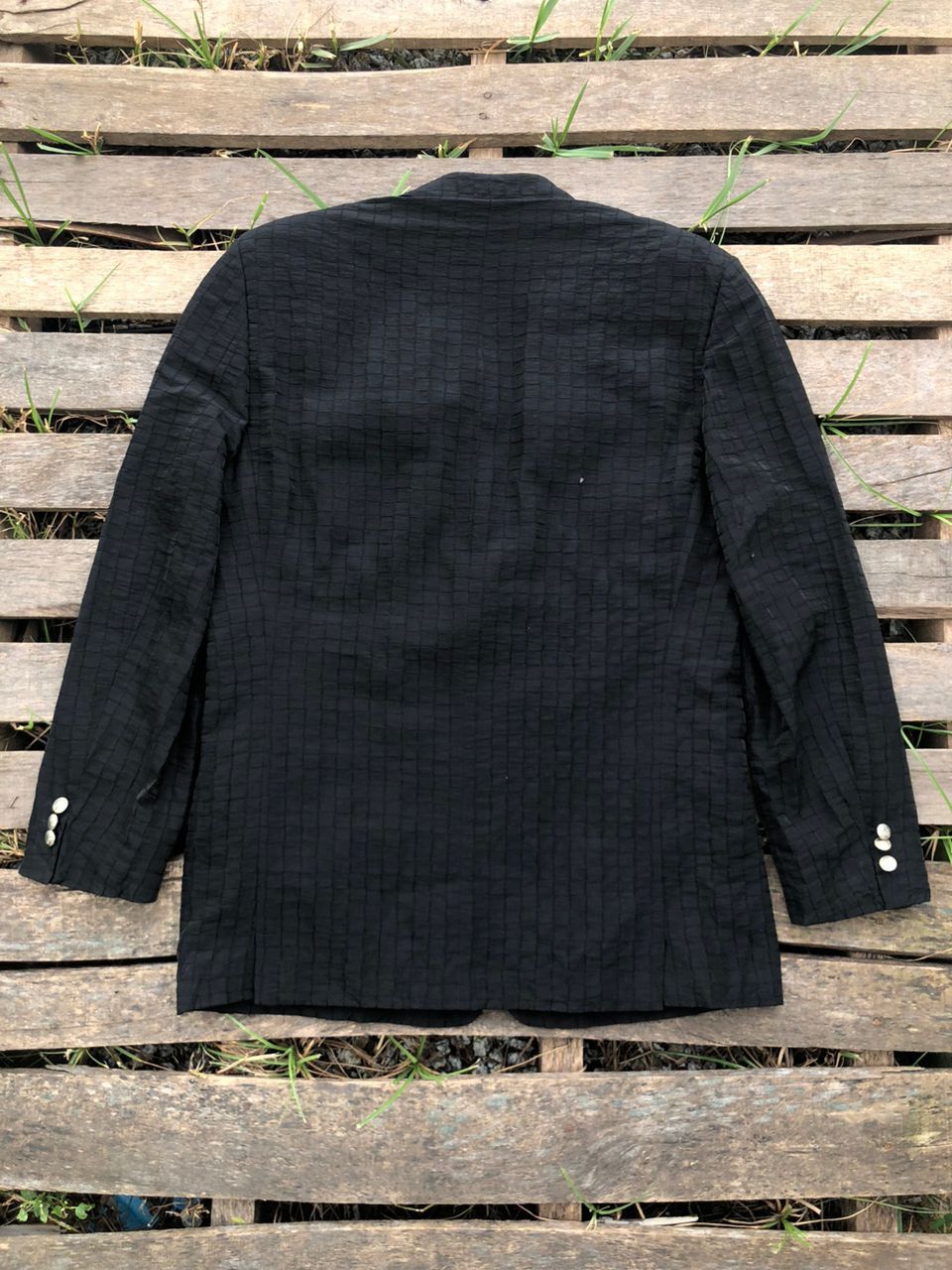 Versace Versace Classic Black Coat Jacket Size US M / EU 48-50 / 2 - 2 Thumbnail