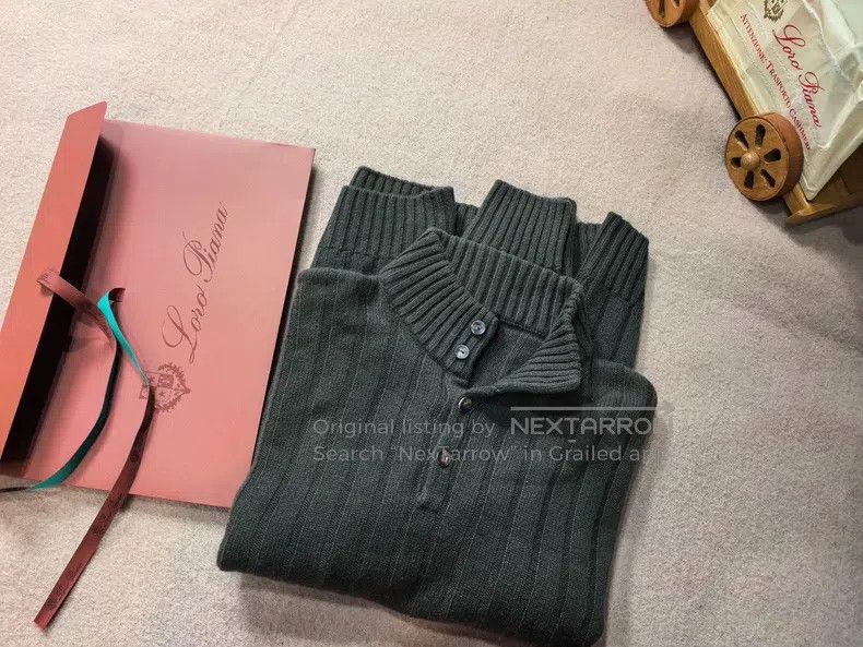 Loro Piana Loro Piana size 3XL Cashmere turtleneck Polo shirt Size US XXL / EU 58 / 5 - 3 Thumbnail