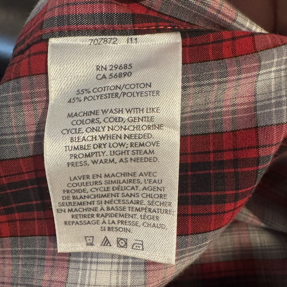 Pendleton Red Plaid Pendleton Western Pearl Snap Button Up Shirt XXL Size US XXL / EU 58 / 5 - 8 Thumbnail