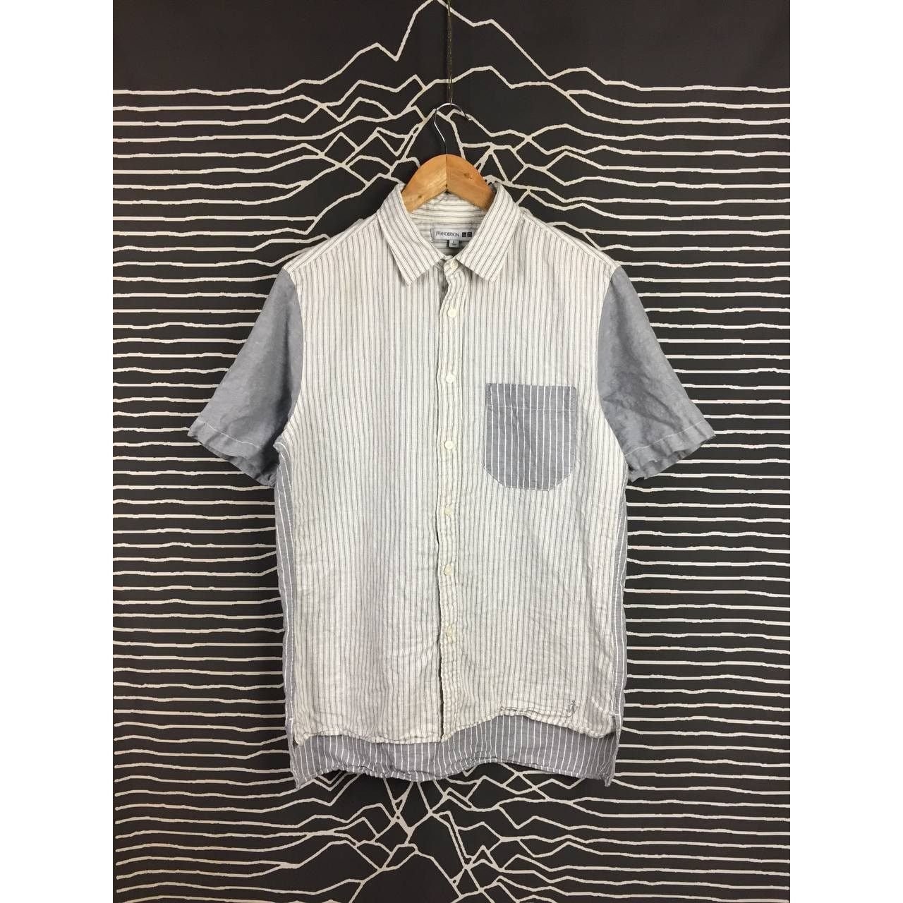 JW Anderson × Uniqlo J.W Anderson X Uniqlo Striped Linen Button Up Shirt Size US M / EU 48-50 / 2 - 2 Thumbnail