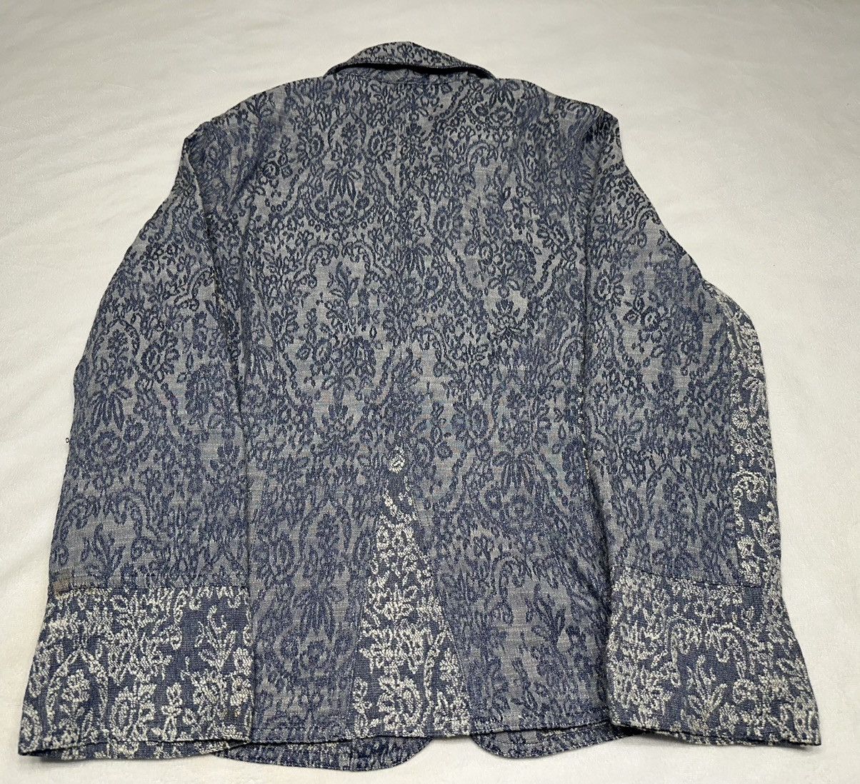 Other J.Jill Women's 3-Button Embroidered Blazer Paisley Blue-Sz 8 Size M / US 6-8 / IT 42-44 - 10 Thumbnail