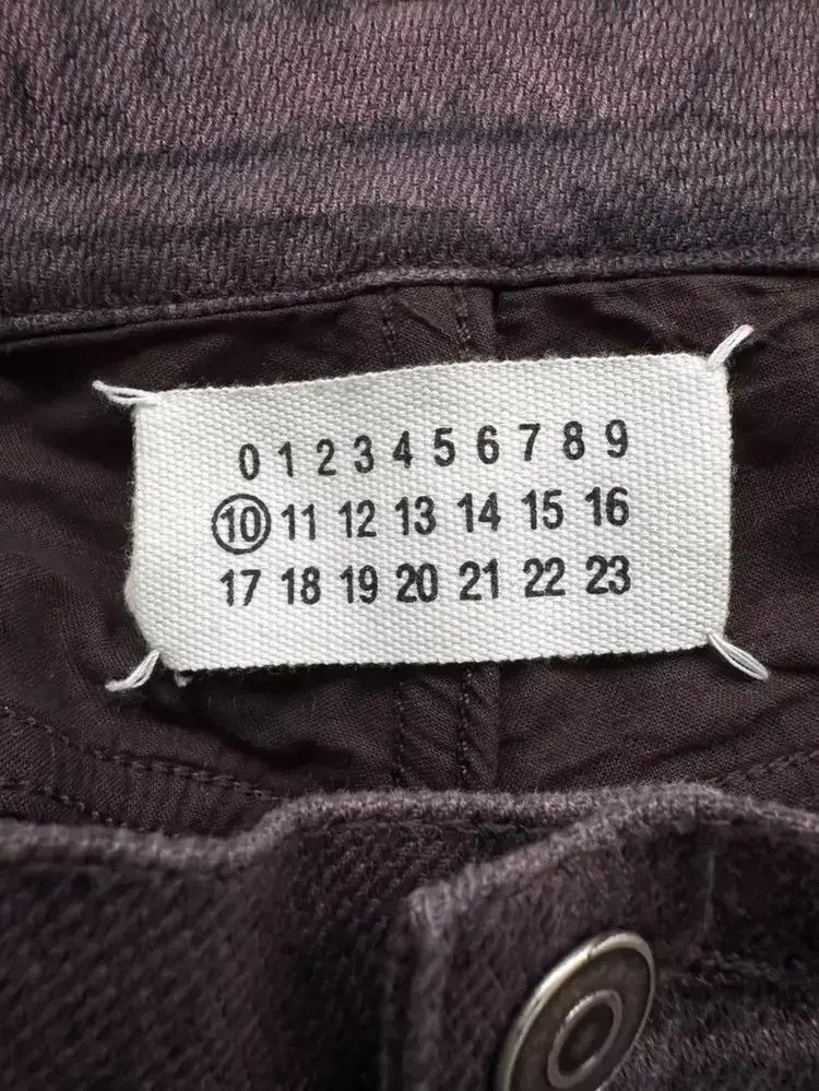 Sz 48 Maison Martin Margiela Brick Print Denim
