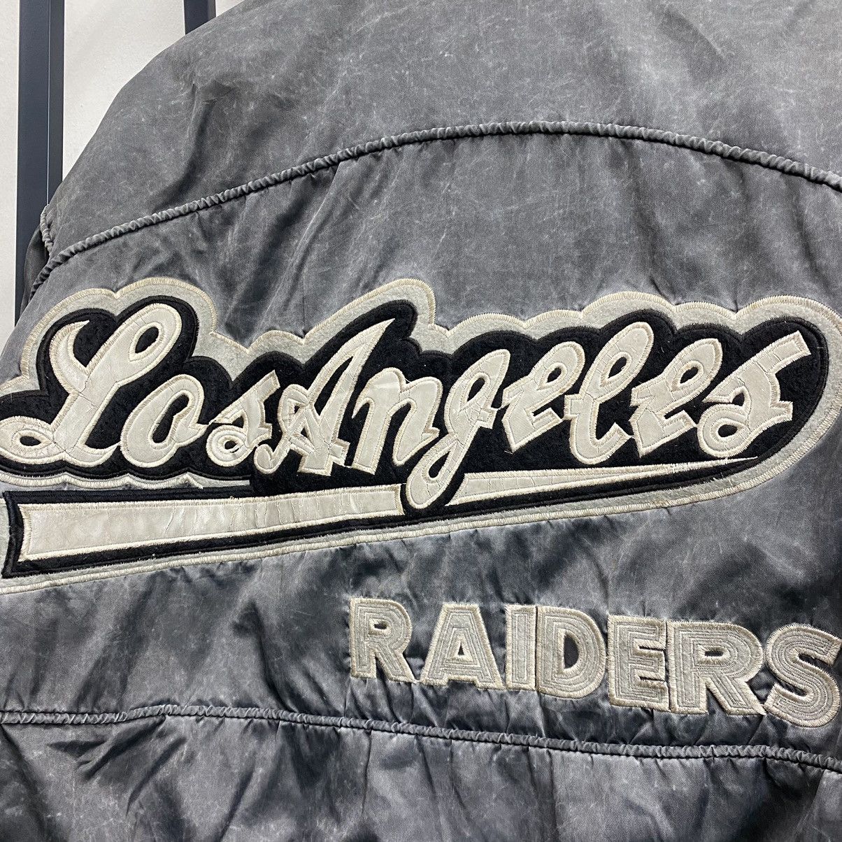 NFL × Vintage Vintage 90’s Raiders Los Angeles NFL Campri Team Line Bomber Size US M / EU 48-50 / 2 - 8 Thumbnail