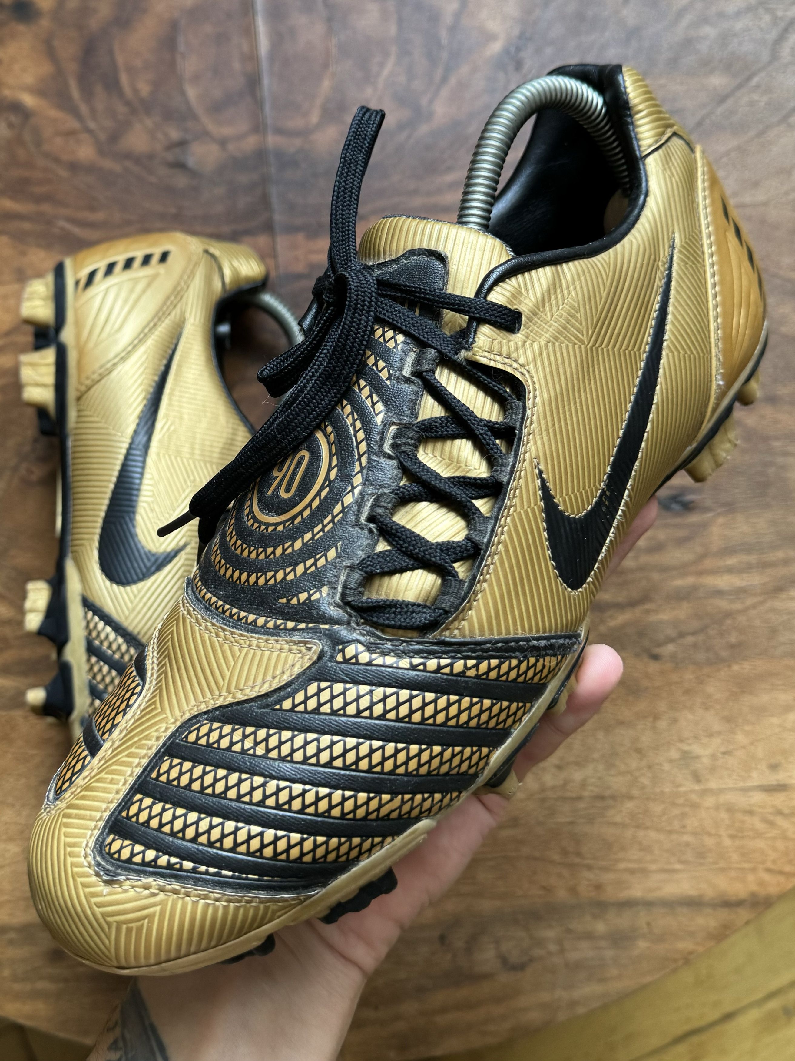 Nike Nike Total 90 Shoot II FG 2008 Gold football boots blokecore Size US 9.5 / EU 42-43 - 3 Thumbnail