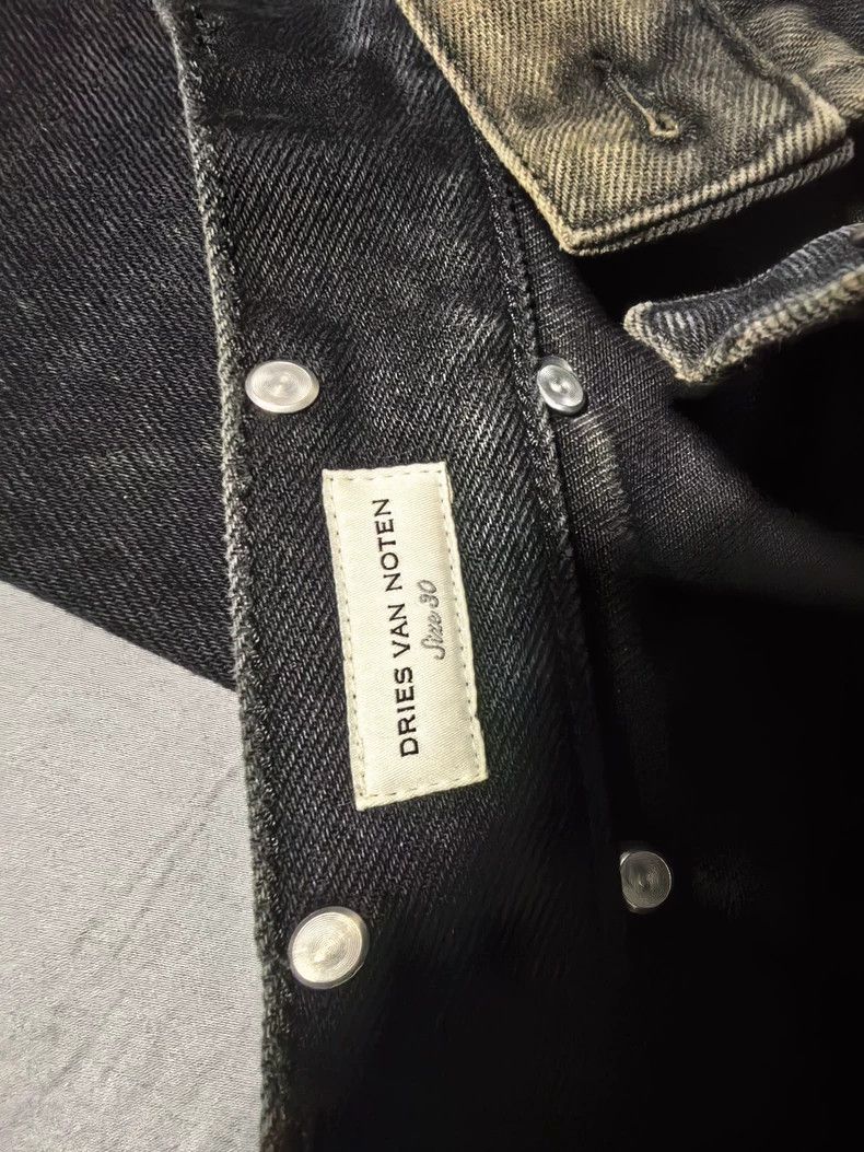 Dries Van Noten DRIES VAN NOTEN size:30 Black water ripple jeans Size US 30 / EU 46 - 5 Thumbnail