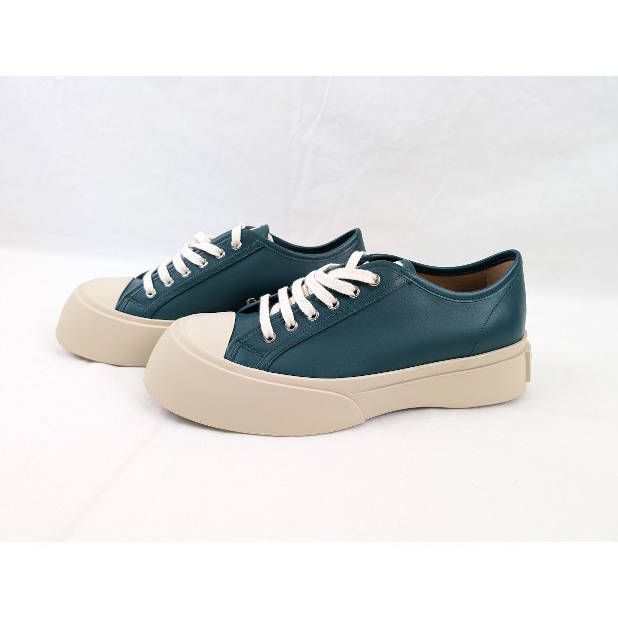 Marni o1rshd1 Low-Top Sneakers in Green/Beige Size US 11 / EU 44 - 17 Thumbnail