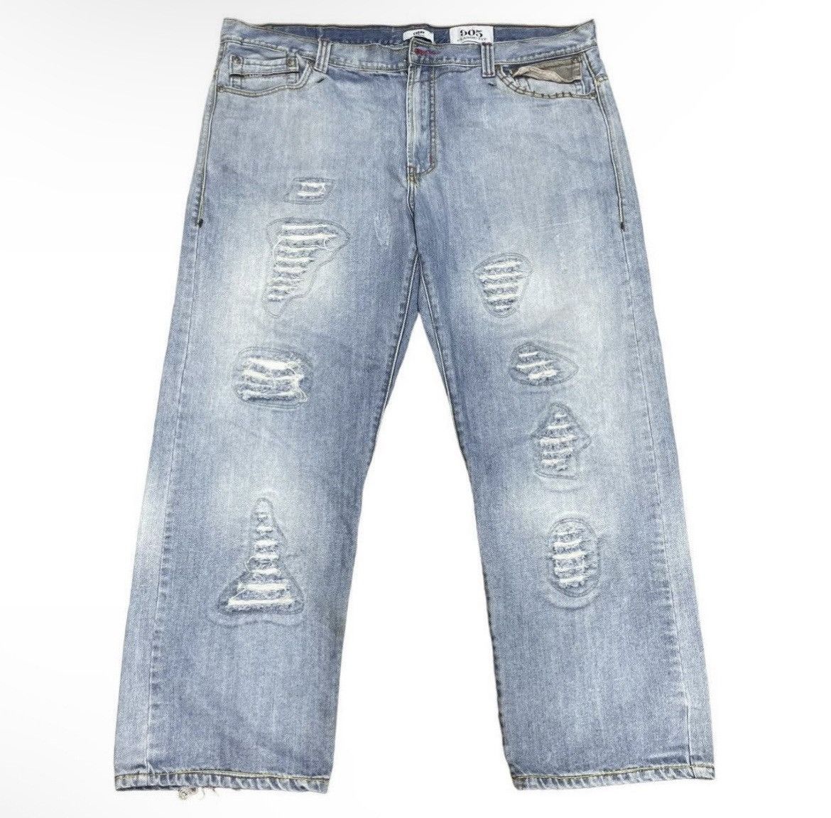 Other Distressed Embroidered Japanese Denim y2k Size US 40 / EU 56 - 2 Thumbnail