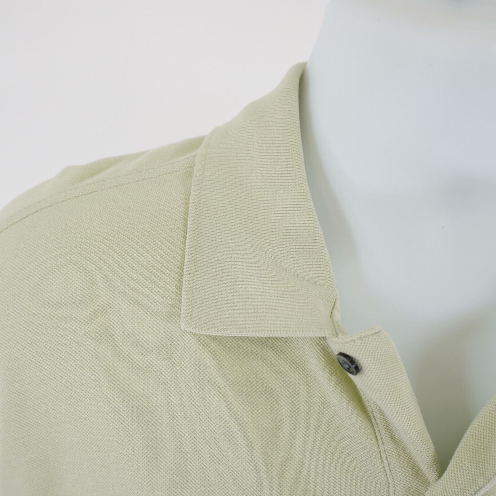 Jos. A. Bank Jos A Bank Stays Cool Light Green Large Cotton Collared Polo Size US L / EU 52-54 / 3 - 2 Thumbnail