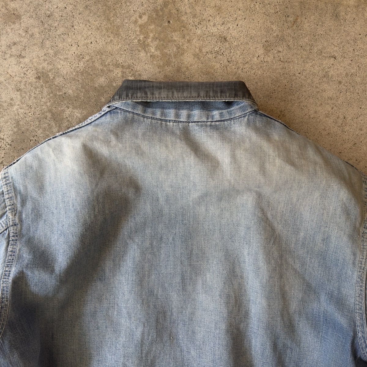 Vintage Sears Thrashed Faded Distressed Chore Coat ERD Grunge RRL Size US L / EU 52-54 / 3 - 18 Thumbnail