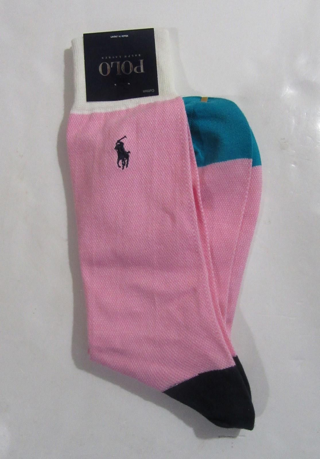Polo Ralph Lauren Polo Ralph Lauren Trouser Socks Pink 1 Single Pair Size ONE SIZE - 1 Thumbnail