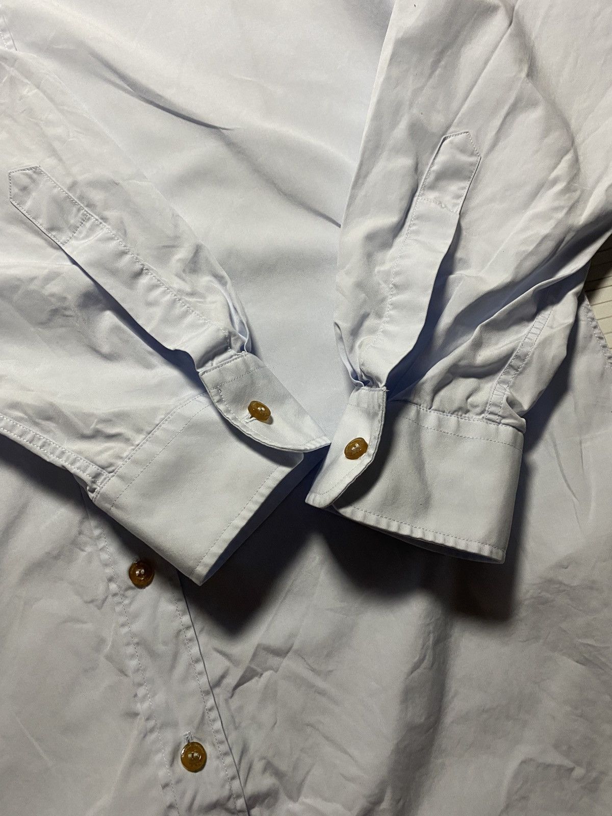 Vintage × Vivienne Westwood Vintage Vivienne Westwood Man Big logo button up shirt Size US XL / EU 56 / 4 - 15 Thumbnail