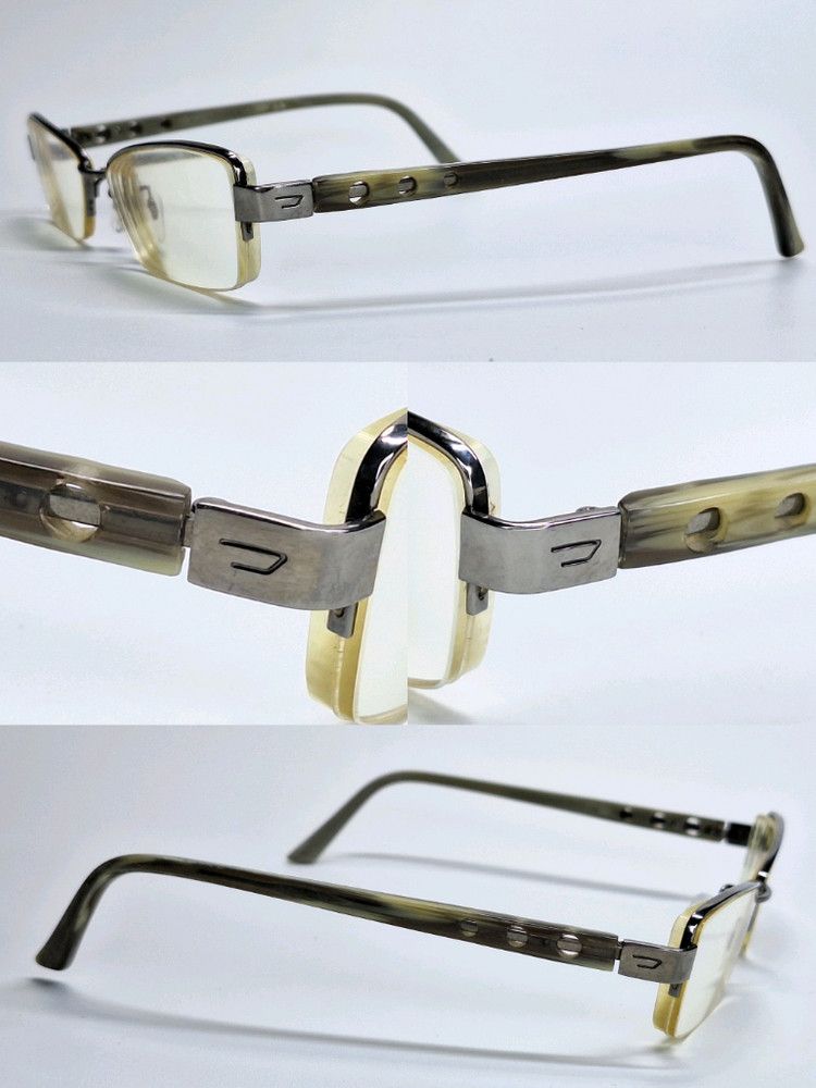 Diesel DIESEL DV-3508J Titanium Half-Rim Glasses Japan Made Mint Size ONE SIZE - 3 Thumbnail