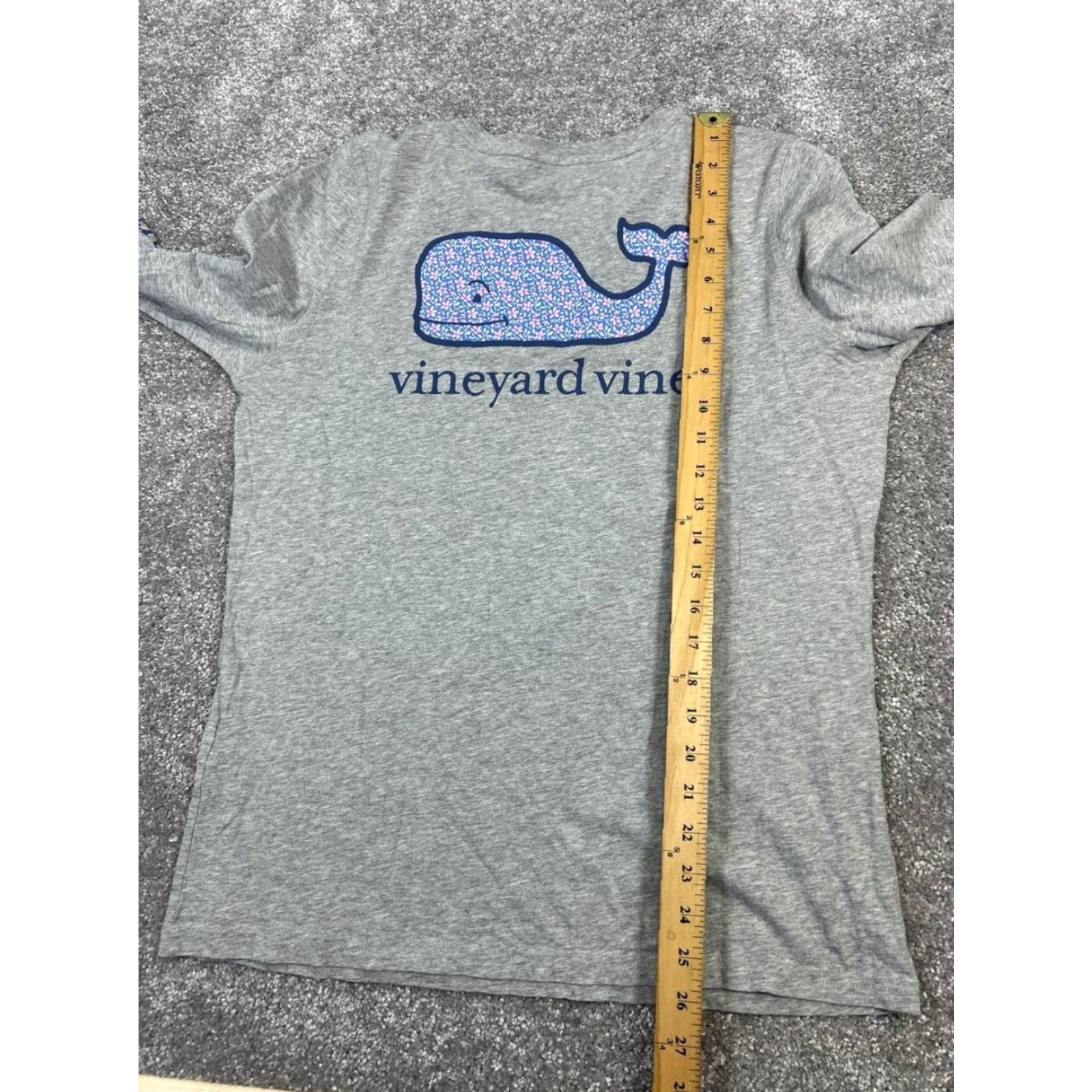 Vineyard Vines Vineyard Vines Shirt Mens Medium Gray Cotton Pullover Size US M / EU 48-50 / 2 - 6 Thumbnail