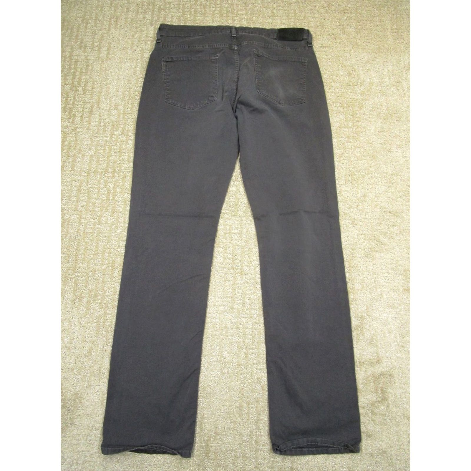 Paige PAIGE Gray Chino Pants Men 36 Straight Regular Rise 10-12 In 5-Pocket Cotton Twill USA Made Size US 36 / EU 52 - 3 Thumbnail